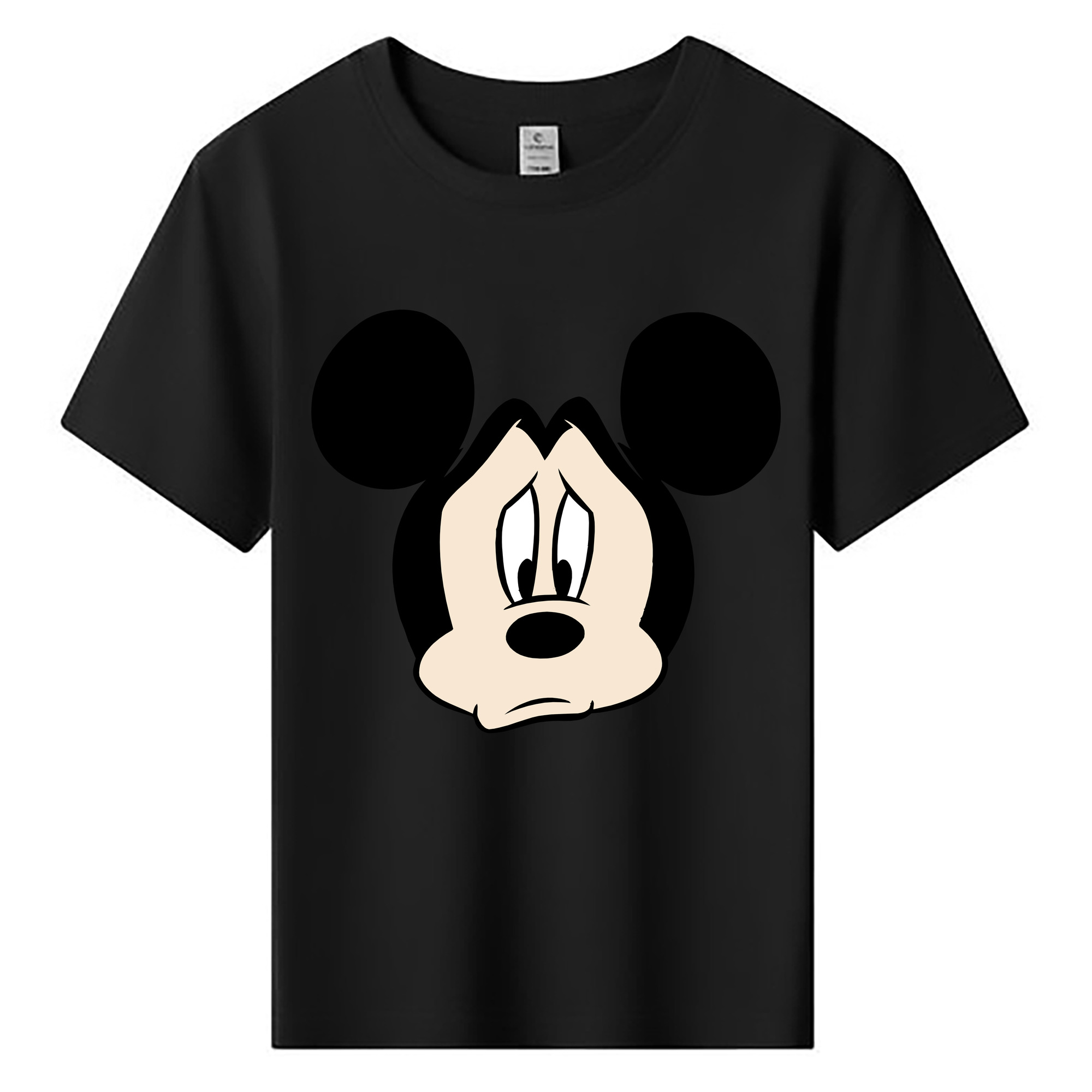 ミッキーマウス Mickey Mouse 綿100％キッズTシャツ（フロントプリント）
