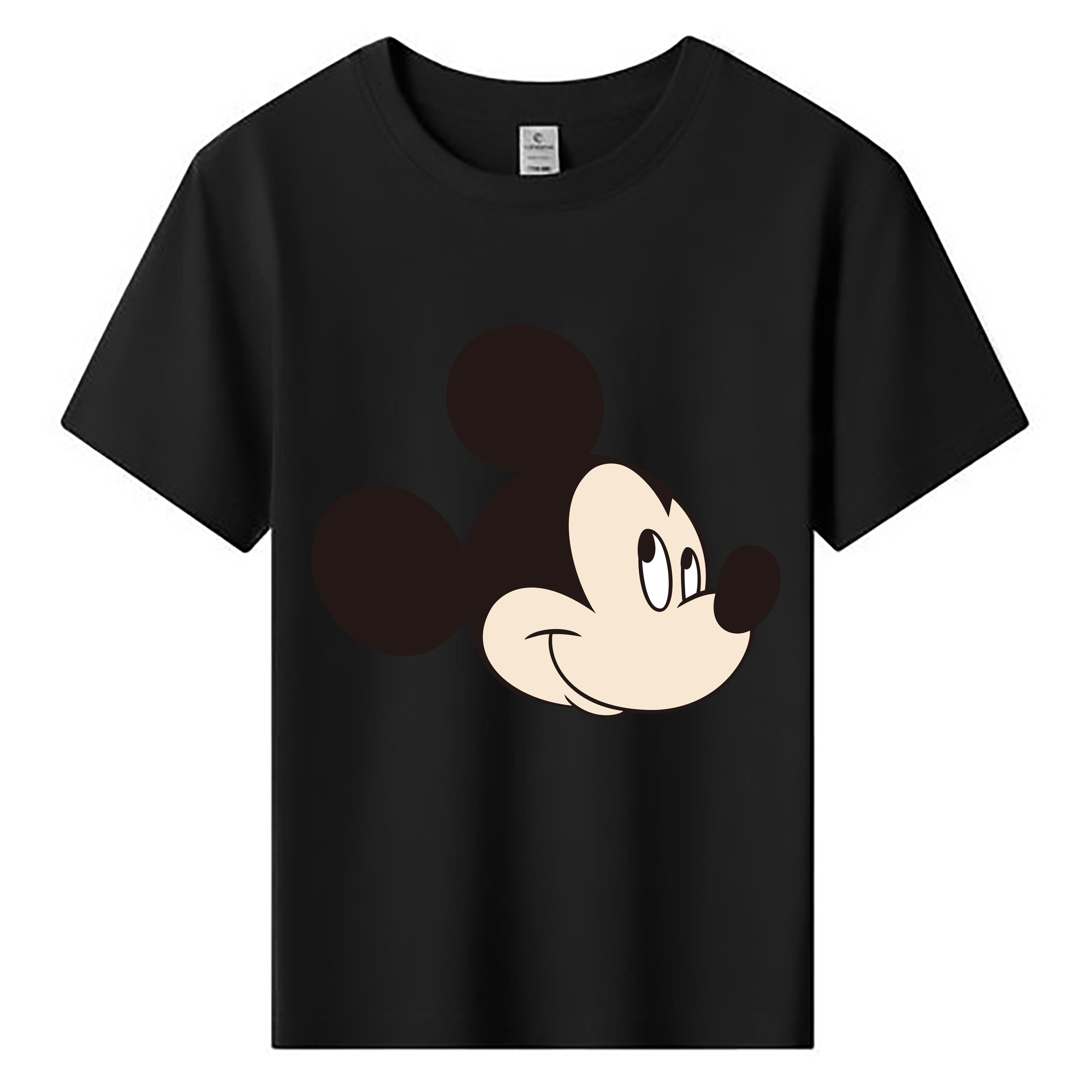 ミッキーマウス Mickey Mouse 綿100％キッズTシャツ（フロントプリント）