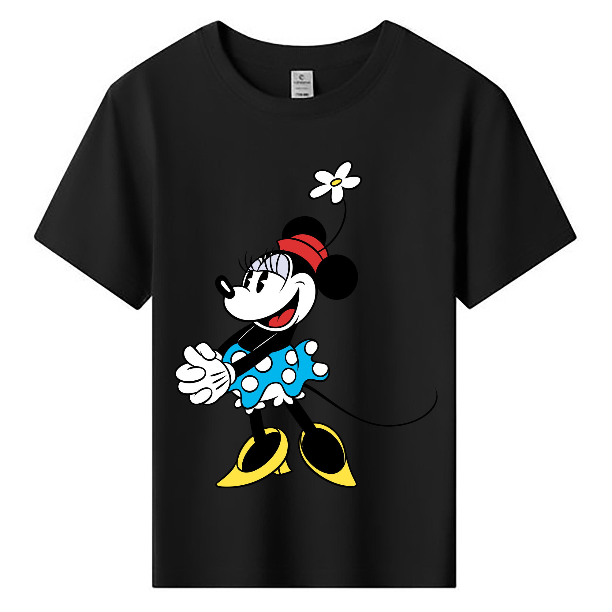 ミッキーマウス Mickey Mouse 綿100％キッズTシャツ（フロントプリント）