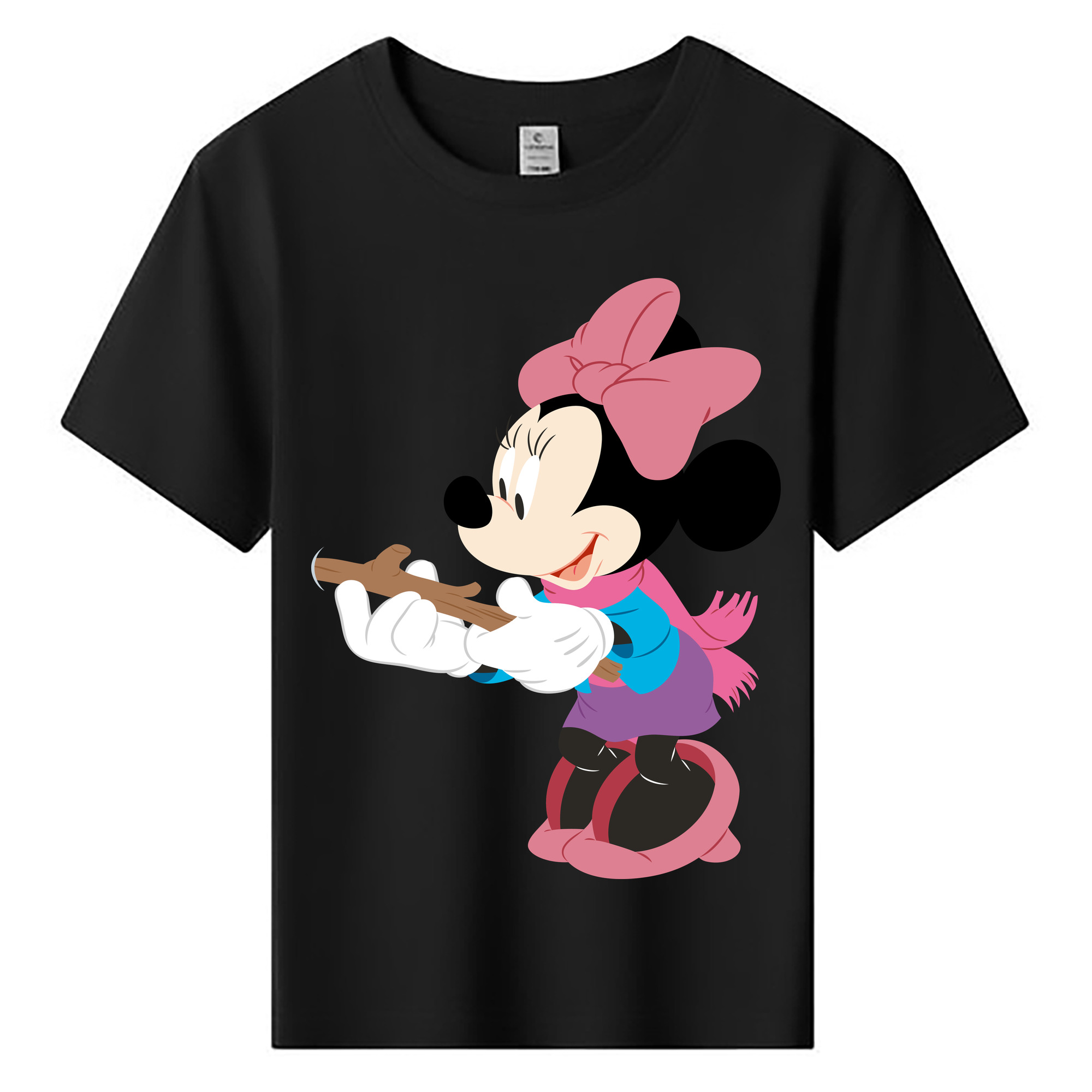 ミッキーマウス Mickey Mouse 綿100％キッズTシャツ（フロントプリント）