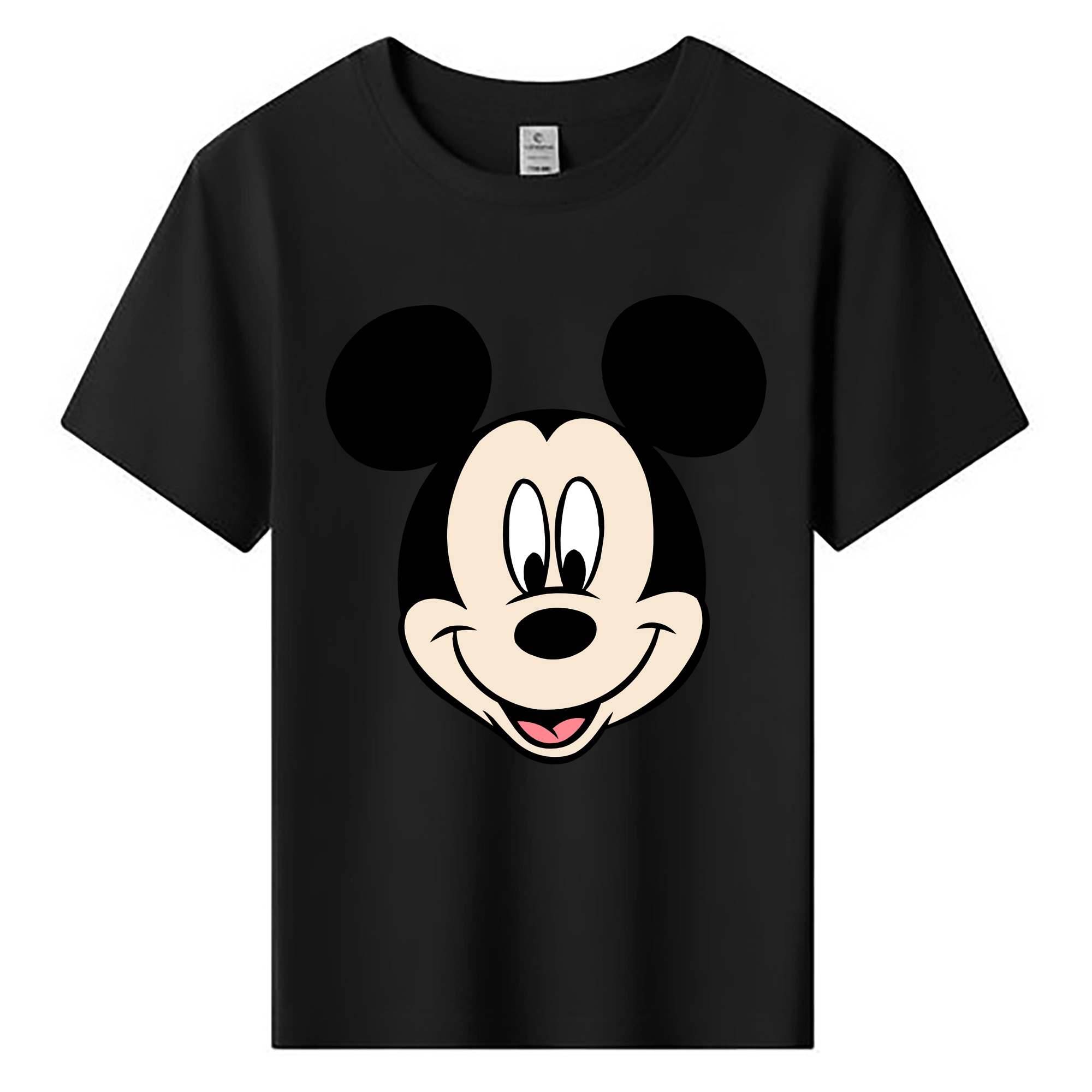 ミッキーマウス Mickey Mouse 綿100％キッズTシャツ（フロントプリント）
