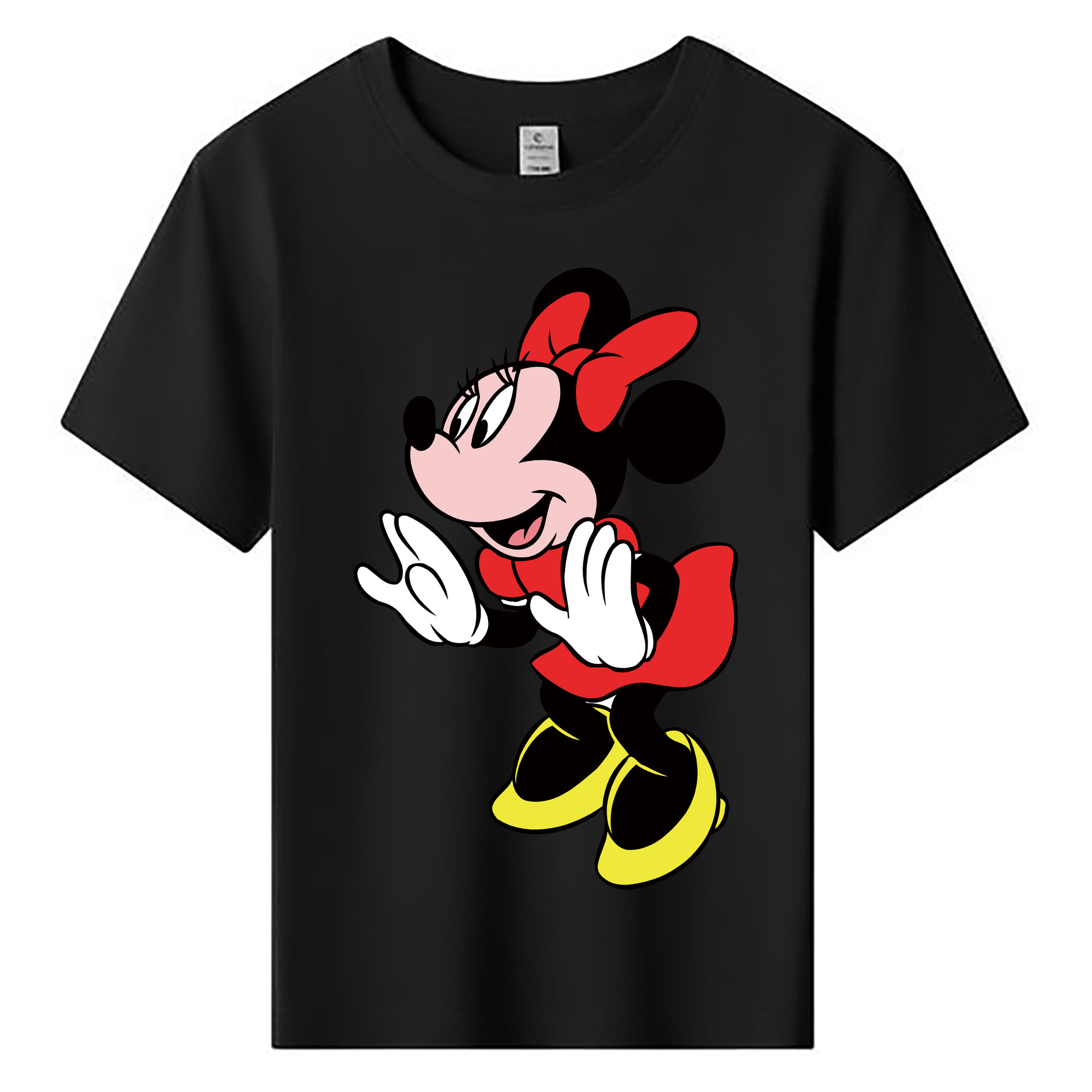 ミッキーマウス Mickey Mouse 綿100％キッズTシャツ（フロントプリント）