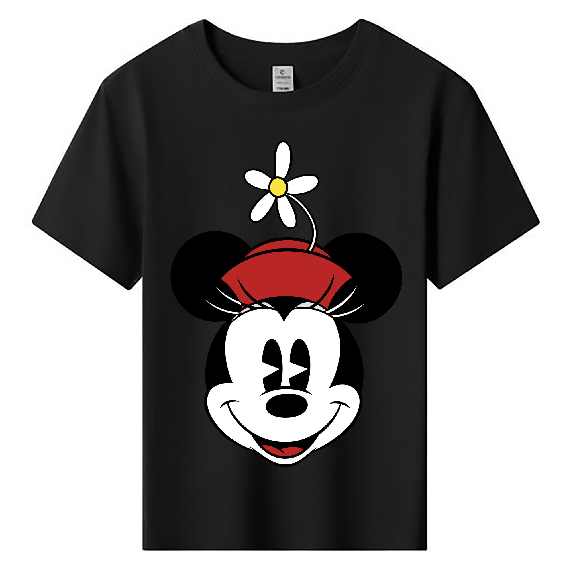 ミッキーマウス Mickey Mouse 綿100％キッズTシャツ（フロントプリント）