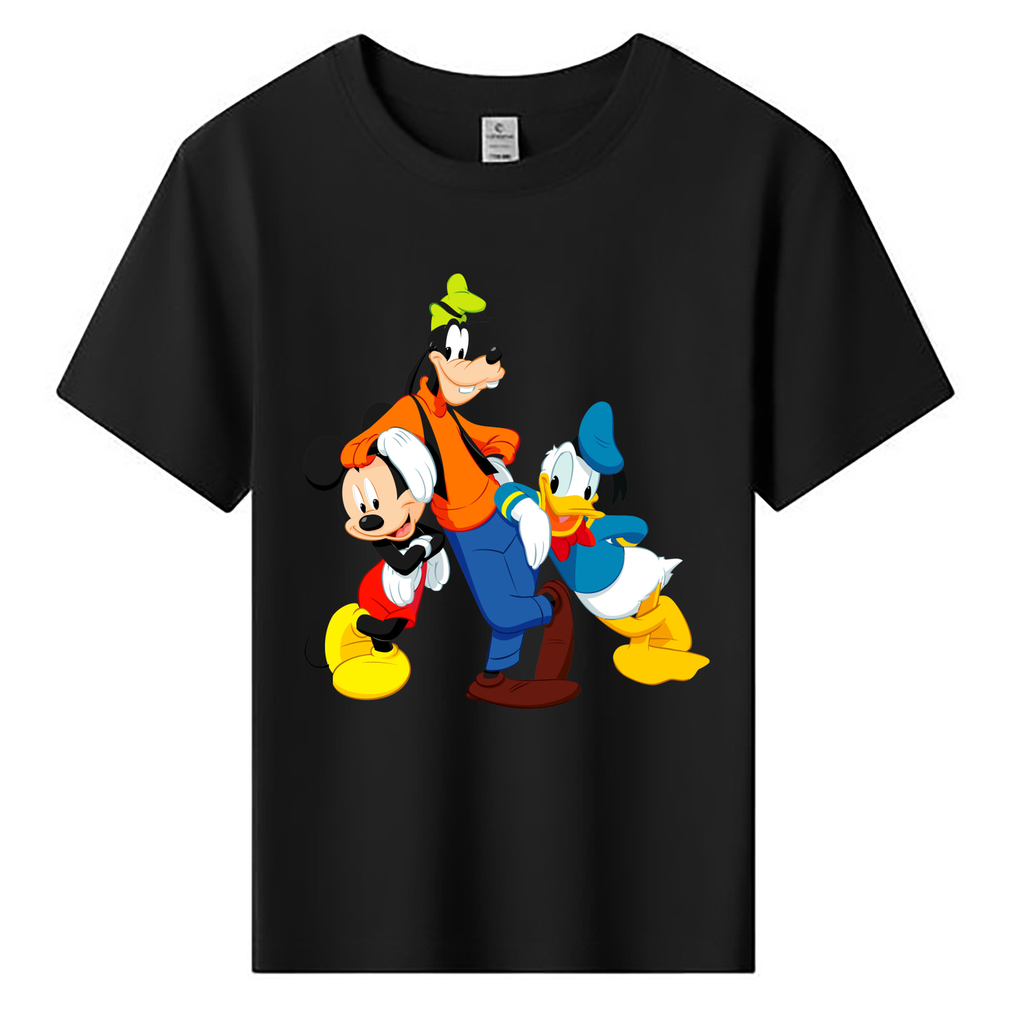 ミッキーマウス Mickey Mouse 綿100％キッズTシャツ（フロントプリント）