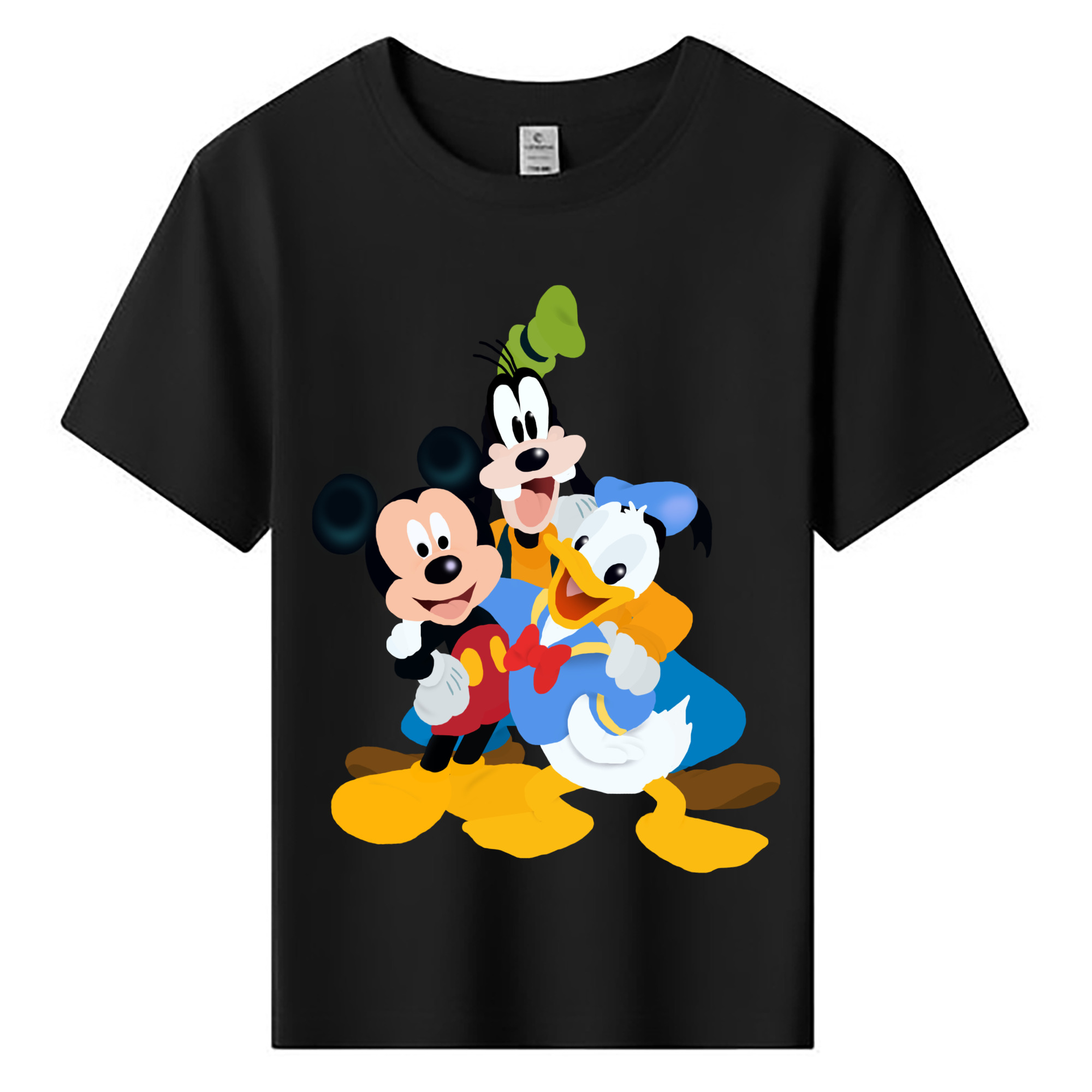 ミッキーマウス Mickey Mouse 綿100％キッズTシャツ（フロントプリント）