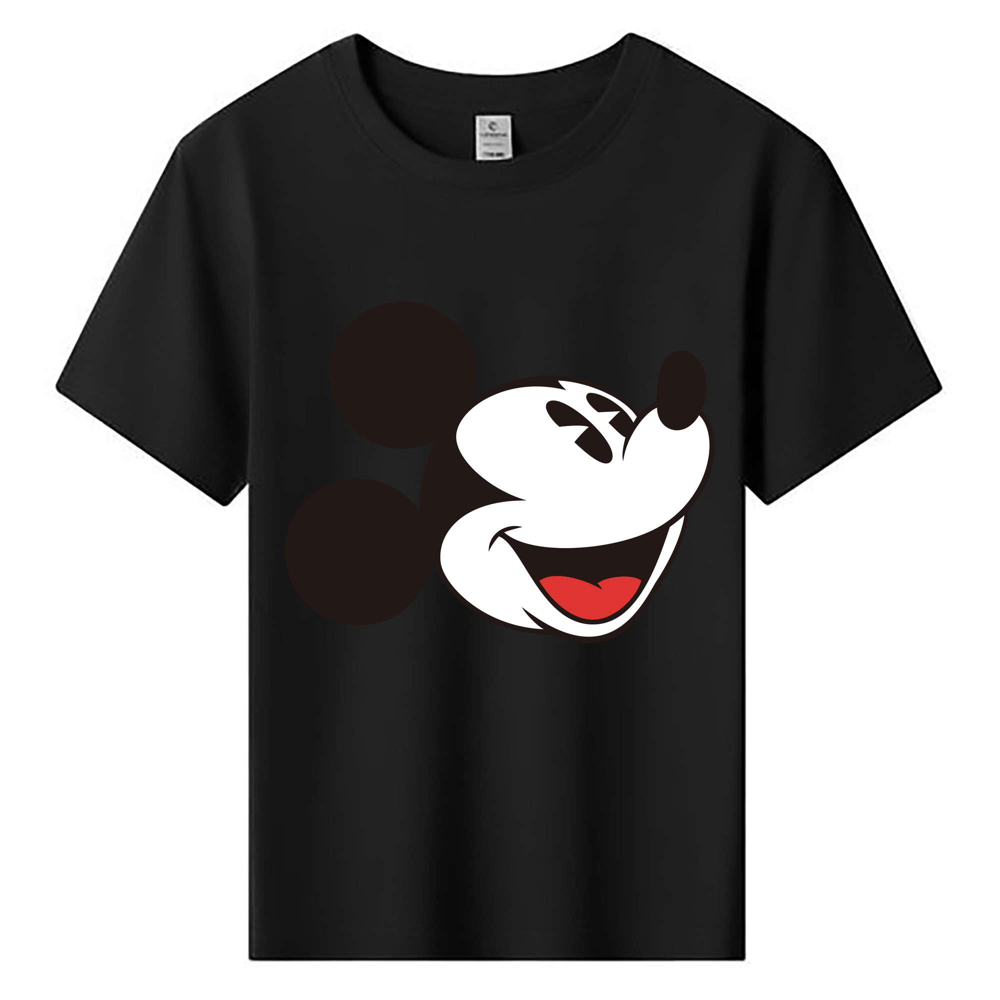 ミッキーマウス Mickey Mouse 綿100％キッズTシャツ（フロントプリント）