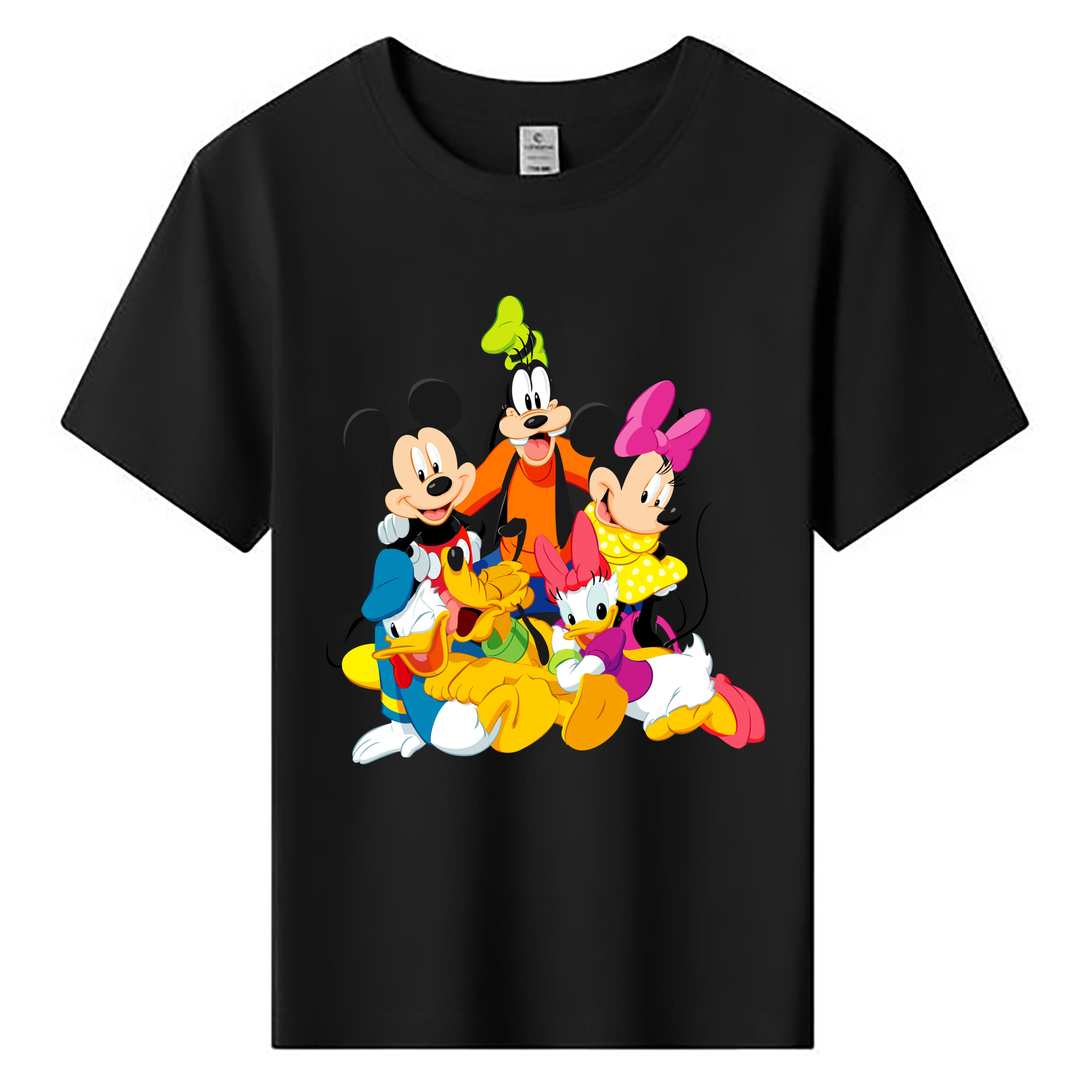 ミッキーマウス Mickey Mouse 綿100％キッズTシャツ（フロントプリント）