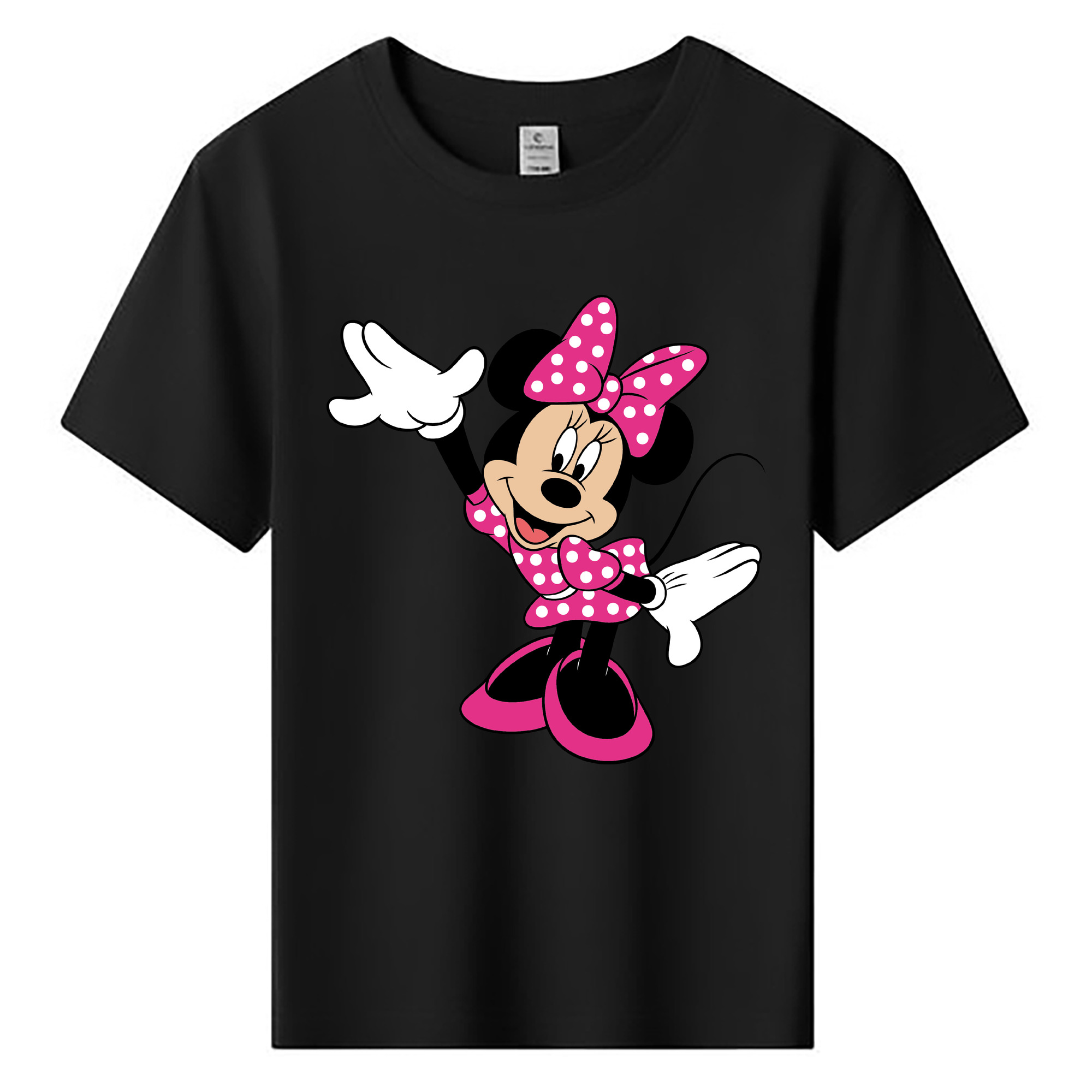 ミッキーマウス Mickey Mouse 綿100％キッズTシャツ（フロントプリント）