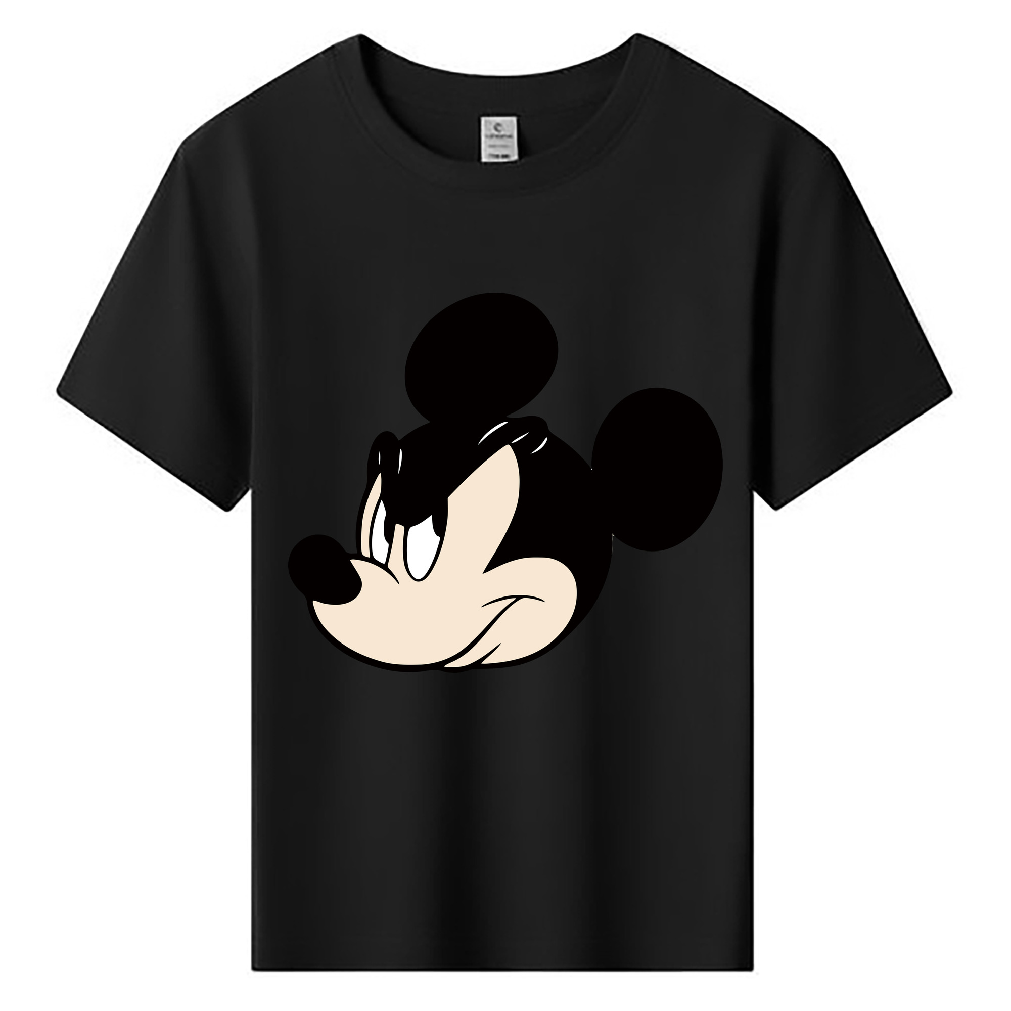 ミッキーマウス Mickey Mouse 綿100％キッズTシャツ（フロントプリント）