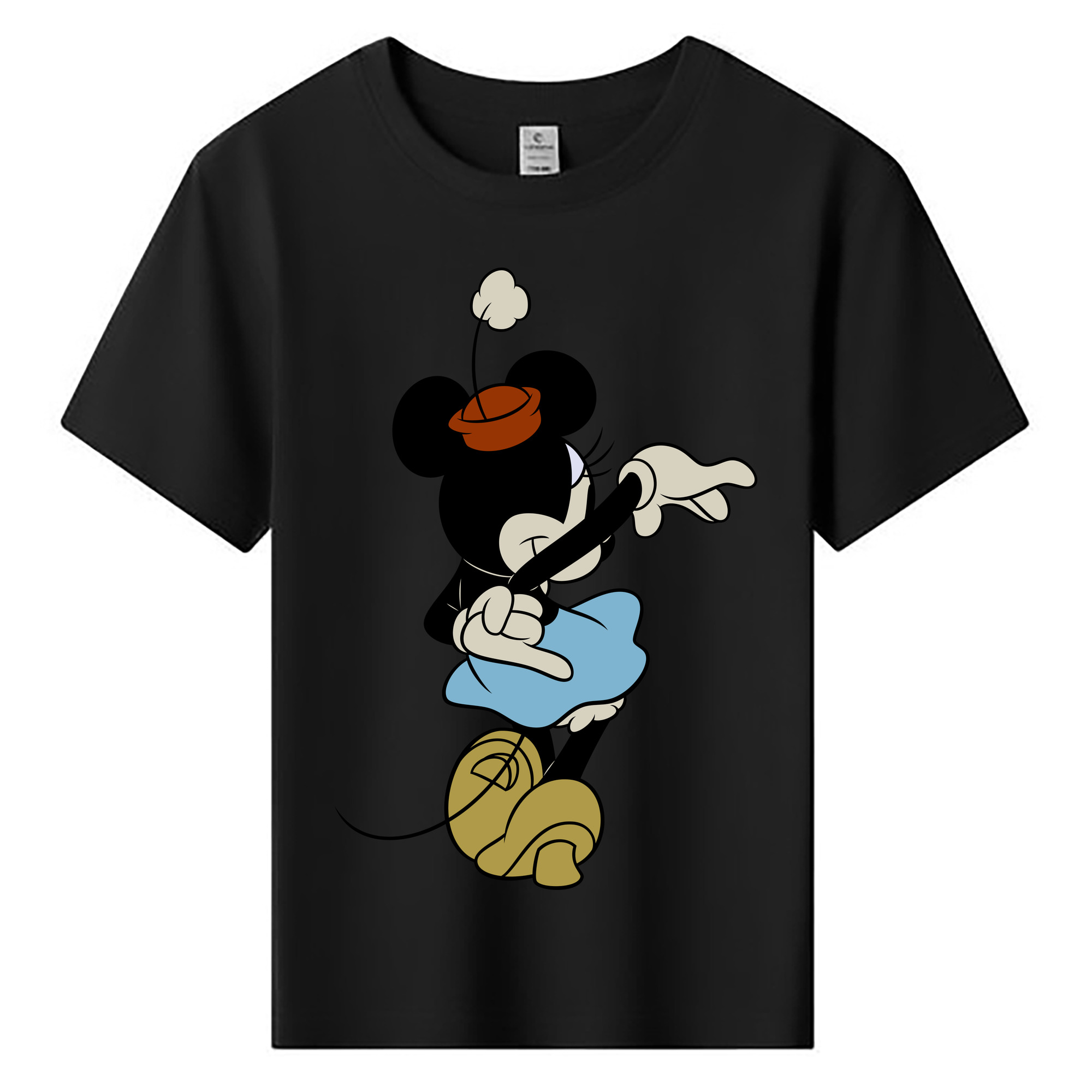 ミッキーマウス Mickey Mouse 綿100％キッズTシャツ（フロントプリント）
