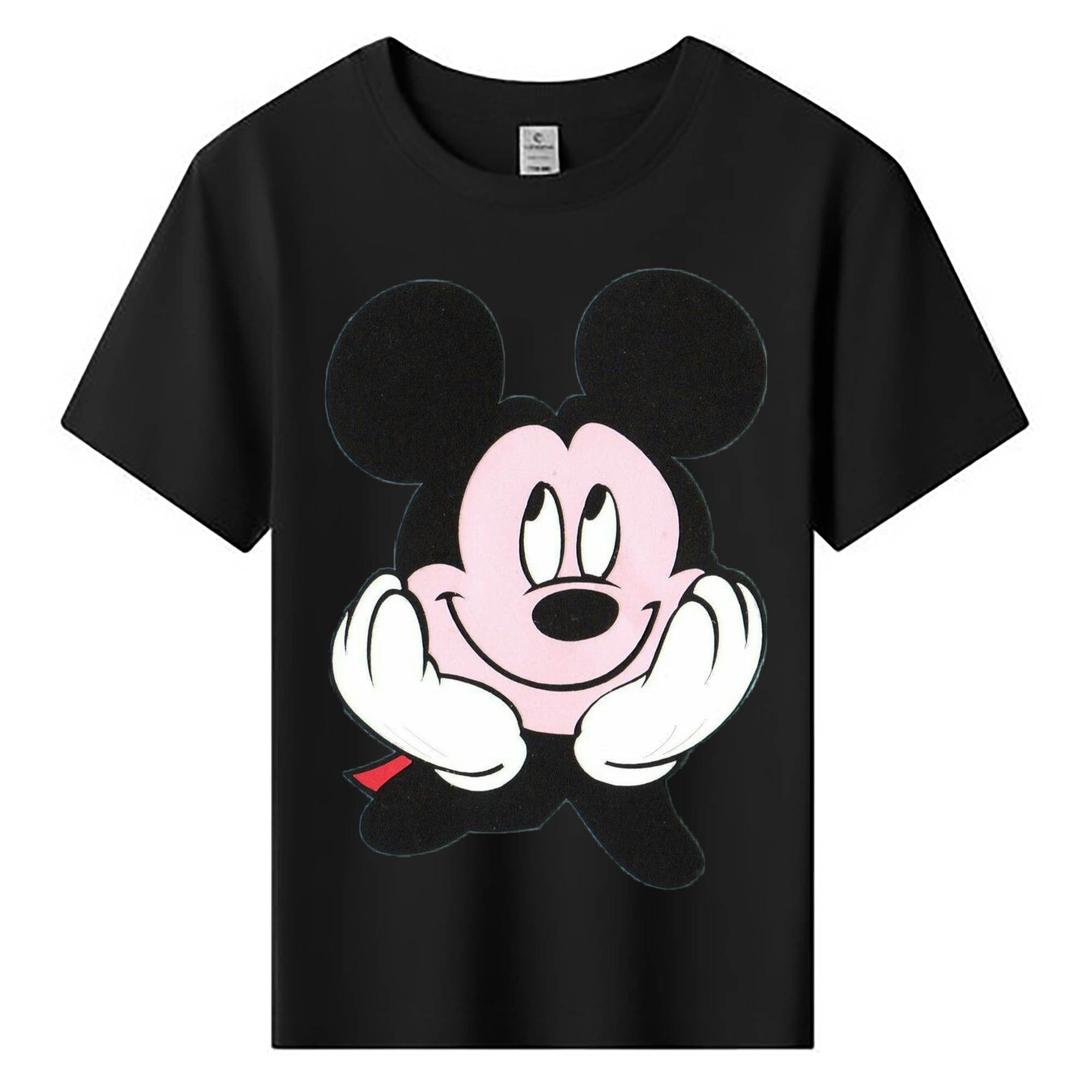 ミッキーマウス Mickey Mouse 綿100％キッズTシャツ（フロントプリント）