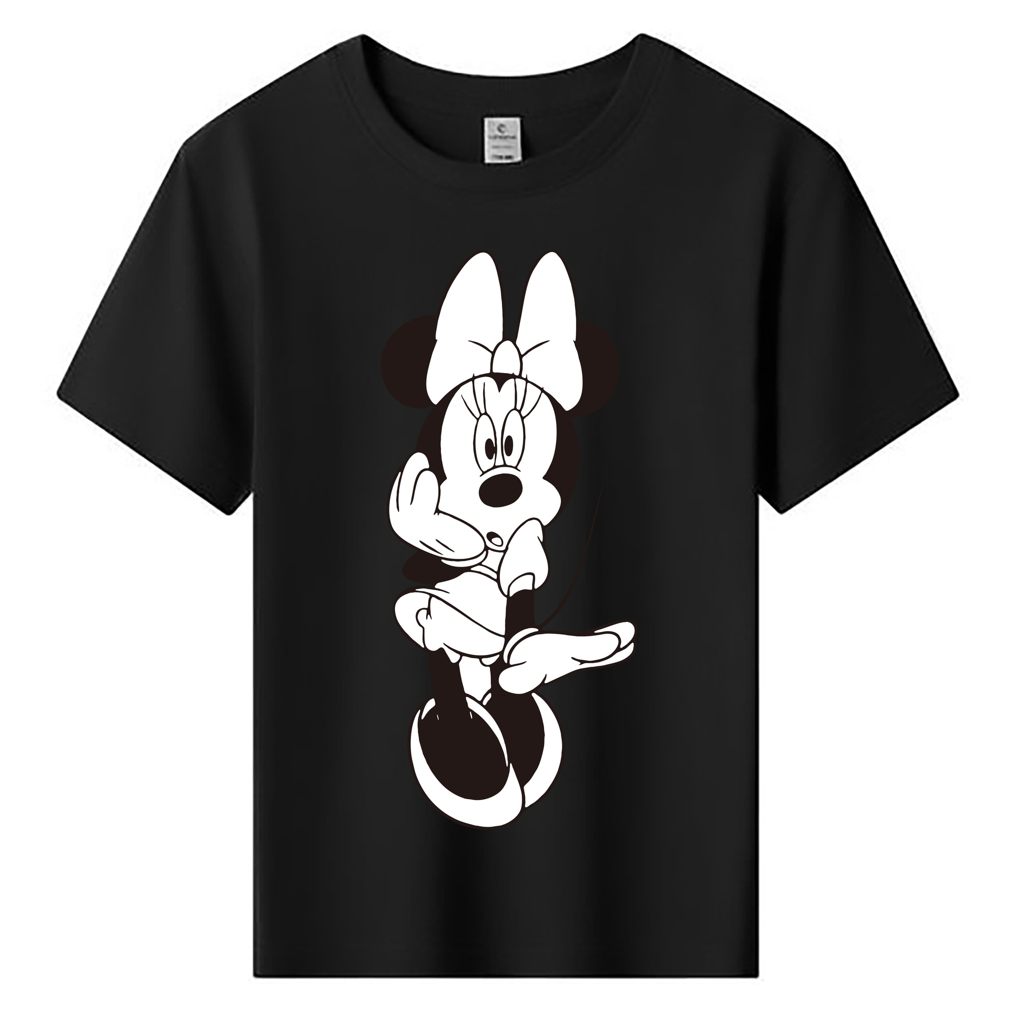 ミッキーマウス Mickey Mouse 綿100％キッズTシャツ（フロントプリント）