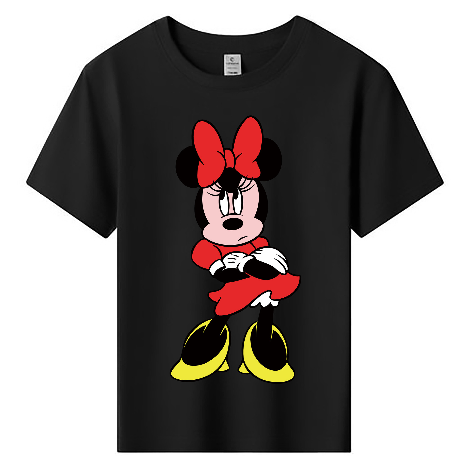 ミッキーマウス Mickey Mouse 綿100％キッズTシャツ（フロントプリント）