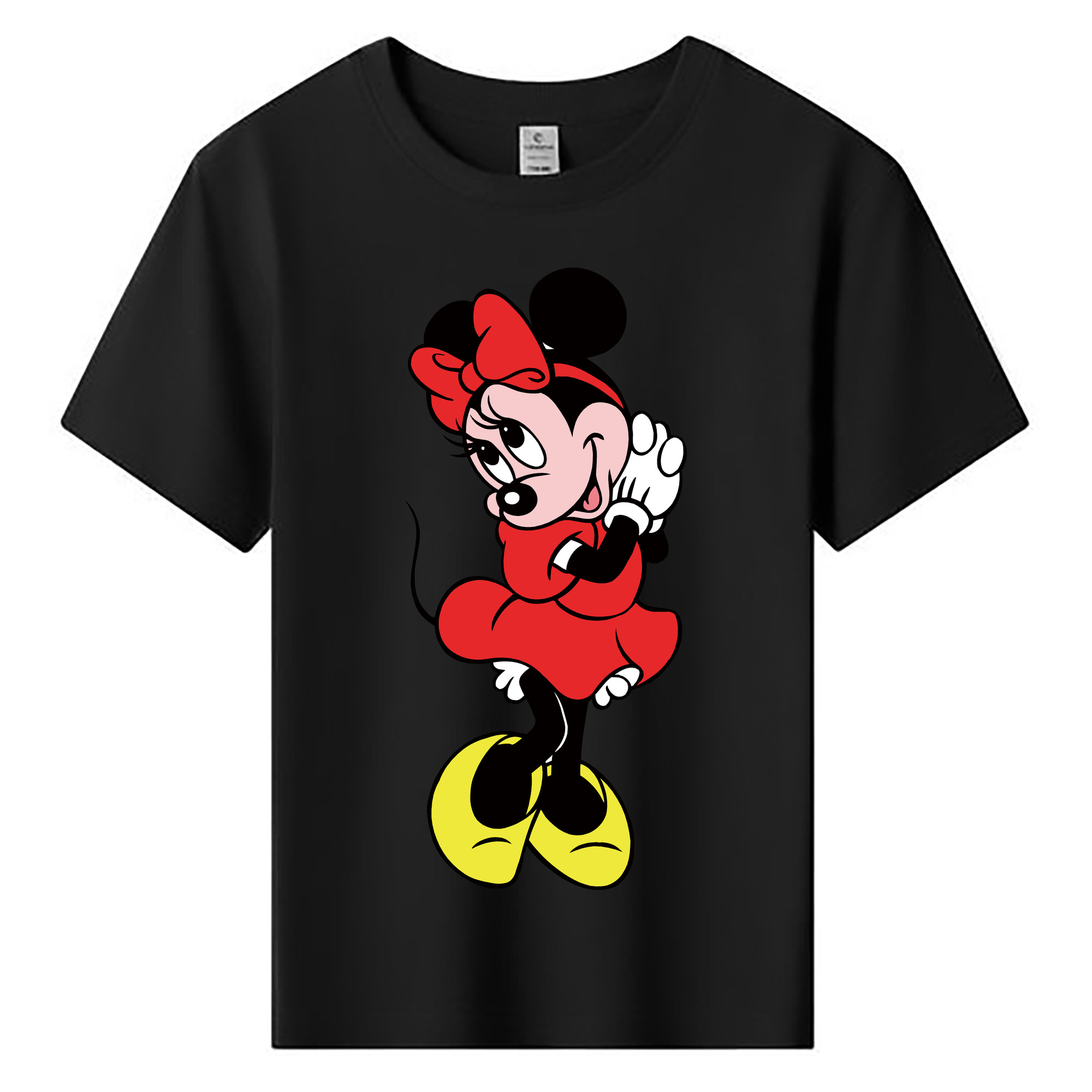 ミッキーマウス Mickey Mouse 綿100％キッズTシャツ（フロントプリント）