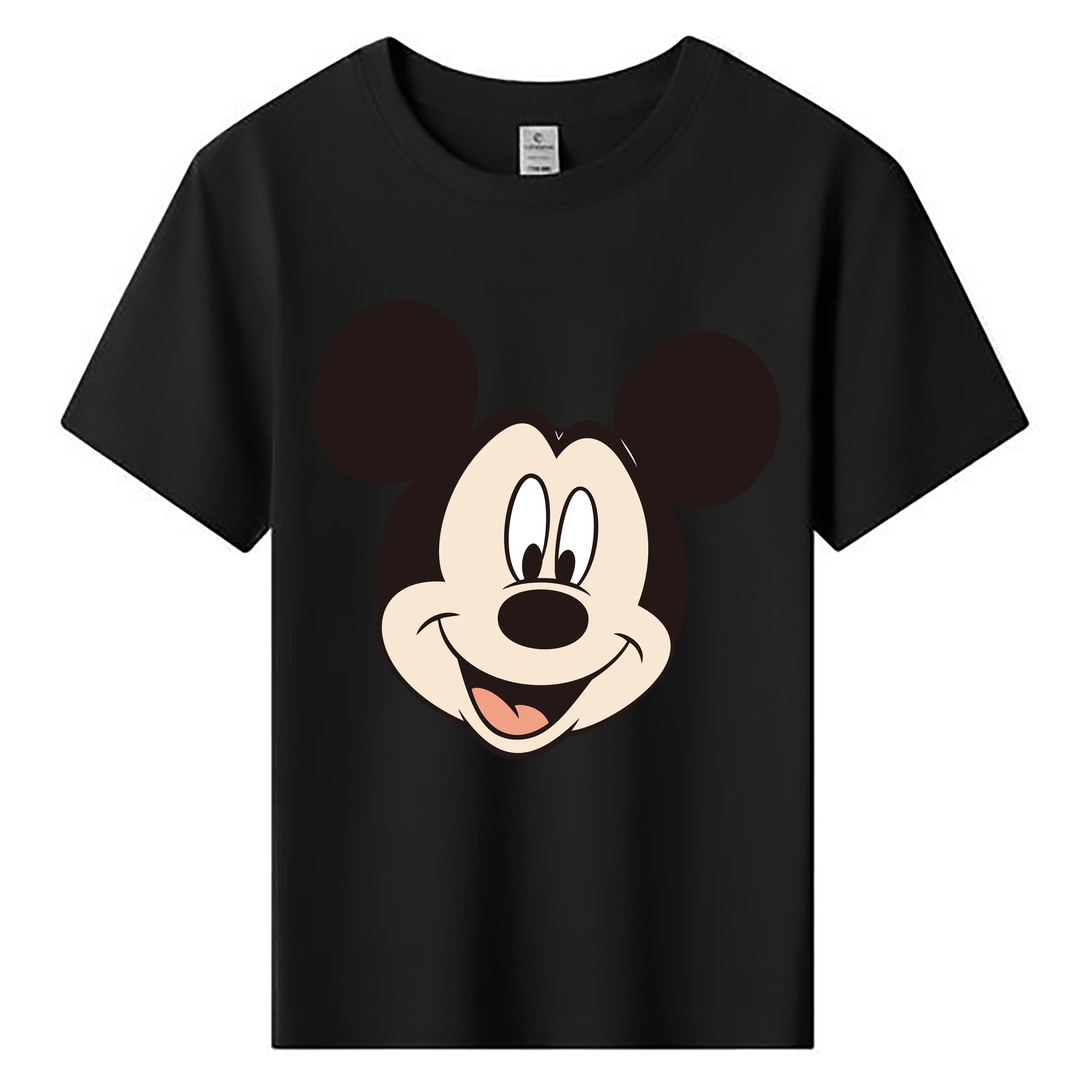 ミッキーマウス Mickey Mouse 綿100％キッズTシャツ（フロントプリント）