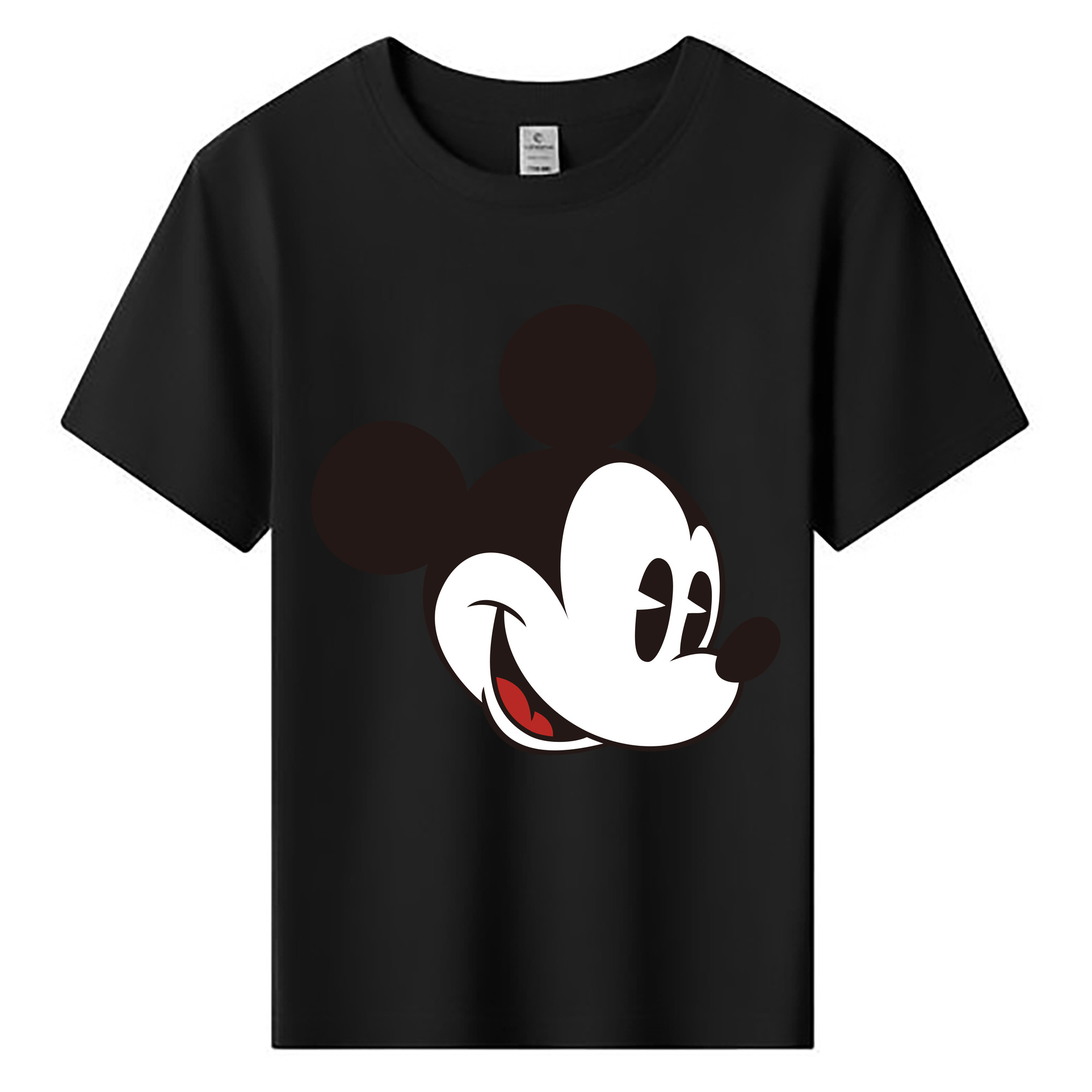ミッキーマウス Mickey Mouse 綿100％キッズTシャツ（フロントプリント）