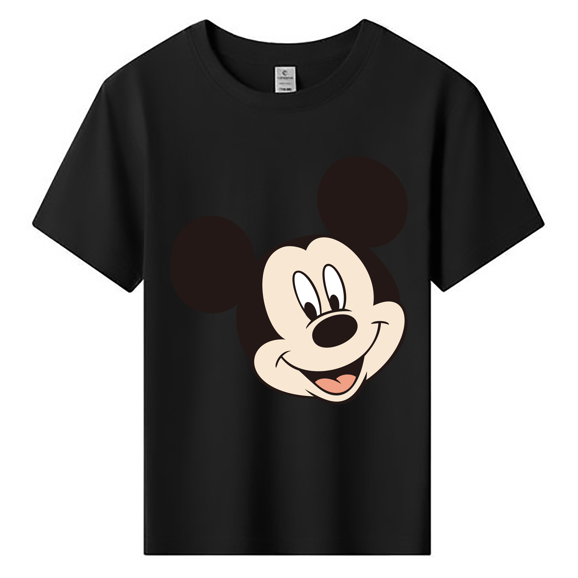 ミッキーマウス Mickey Mouse 綿100％キッズTシャツ（フロントプリント）