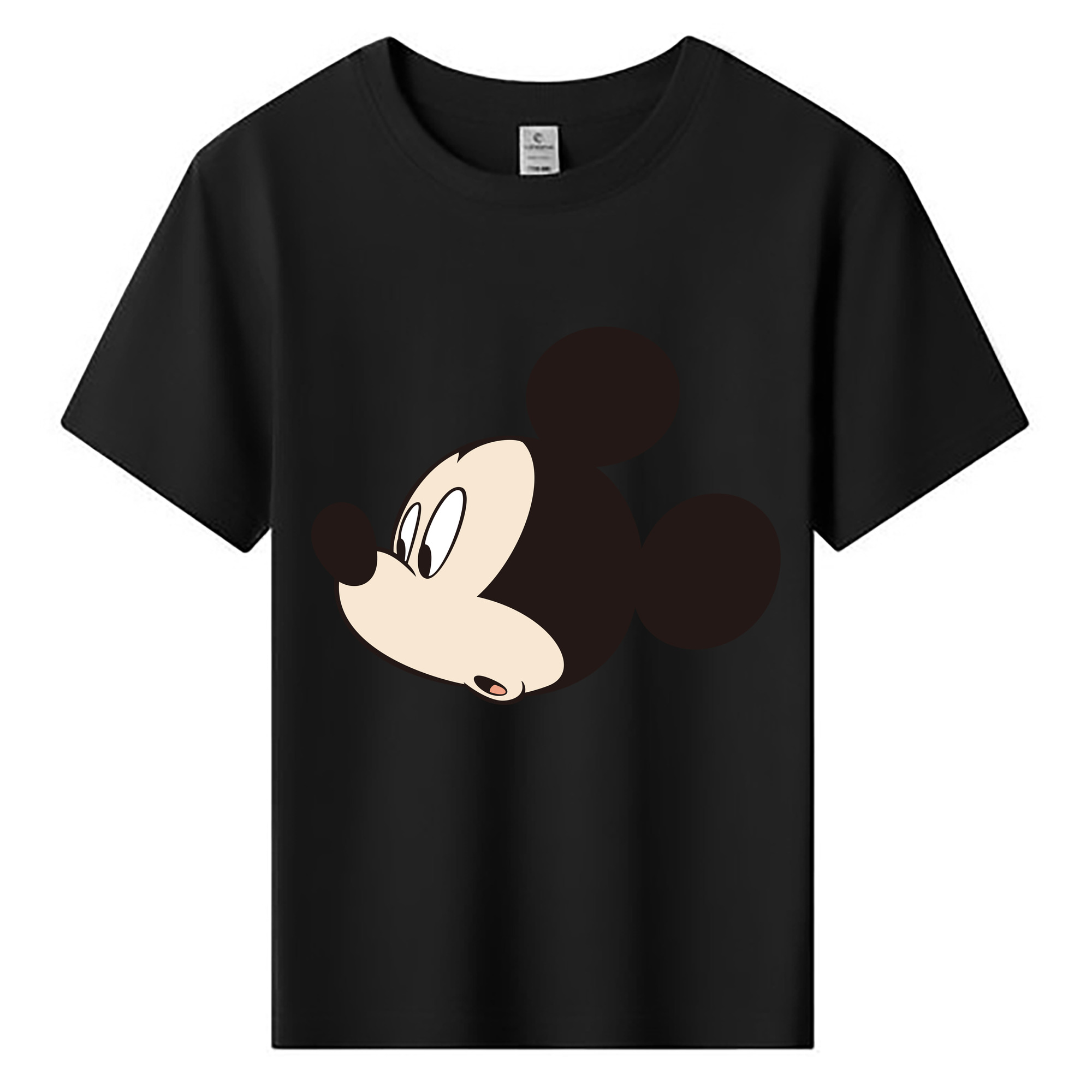 ミッキーマウス Mickey Mouse 綿100％キッズTシャツ（フロントプリント）
