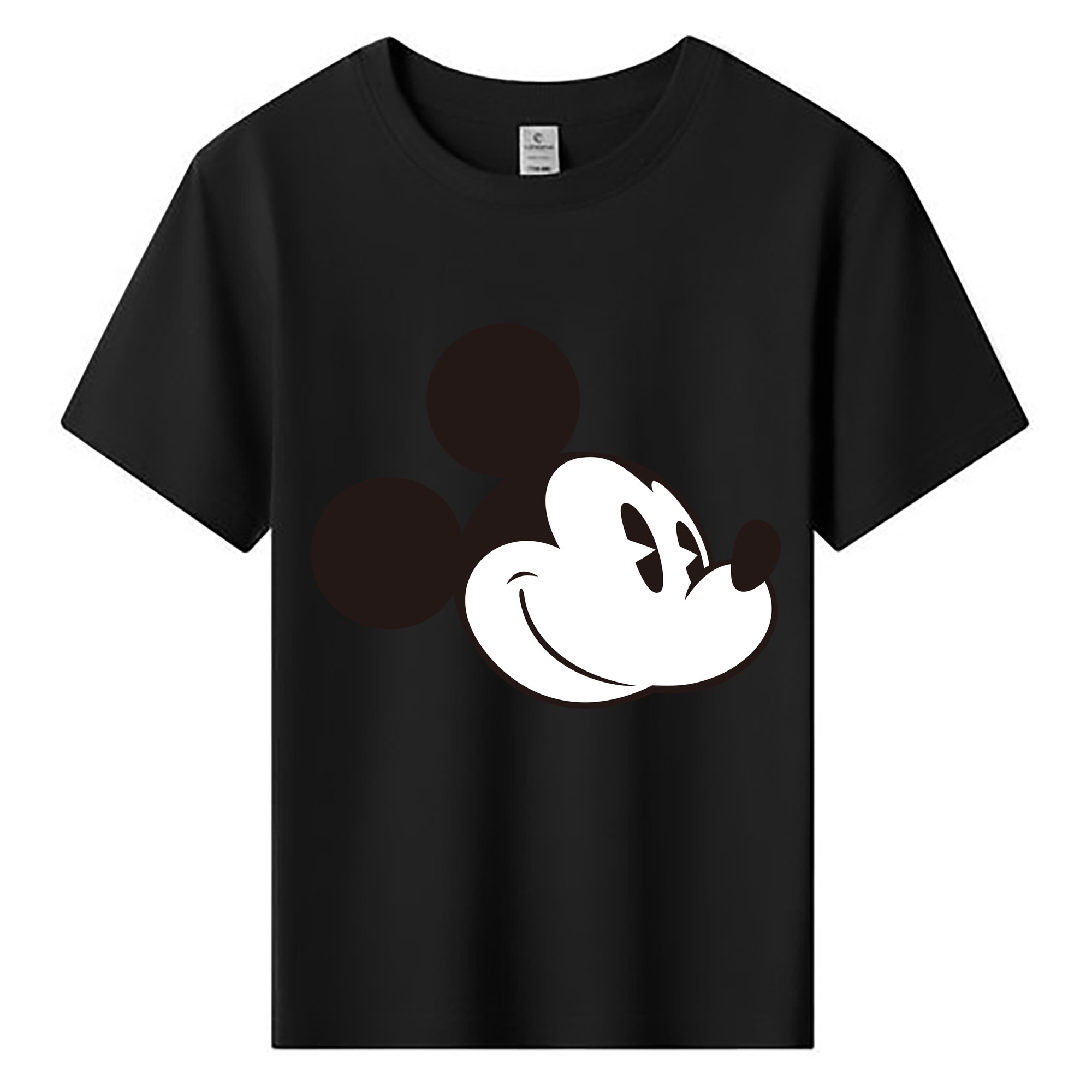 ミッキーマウス Mickey Mouse 綿100％キッズTシャツ（フロントプリント）