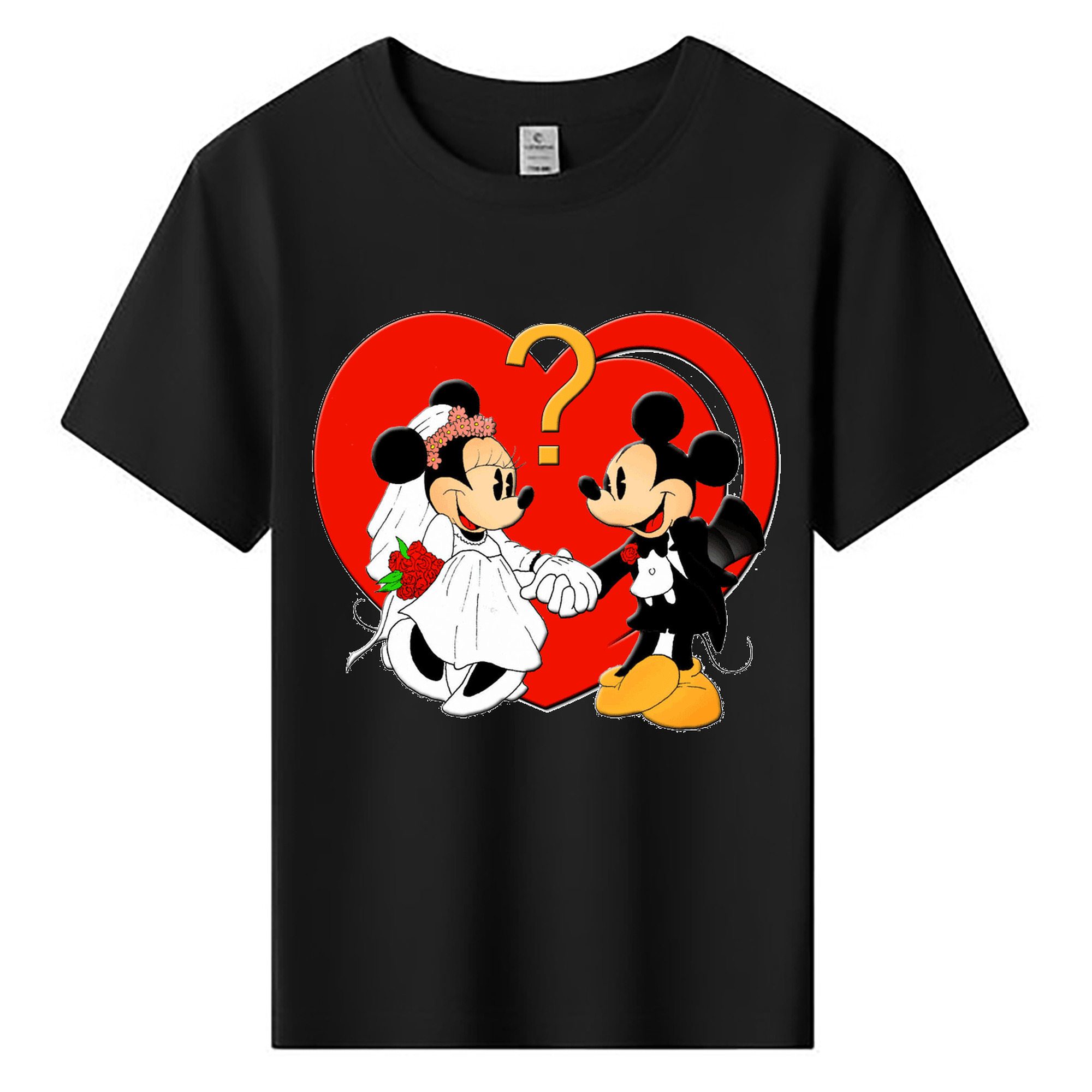 ミッキーマウス Mickey Mouse 綿100％キッズTシャツ（フロントプリント）