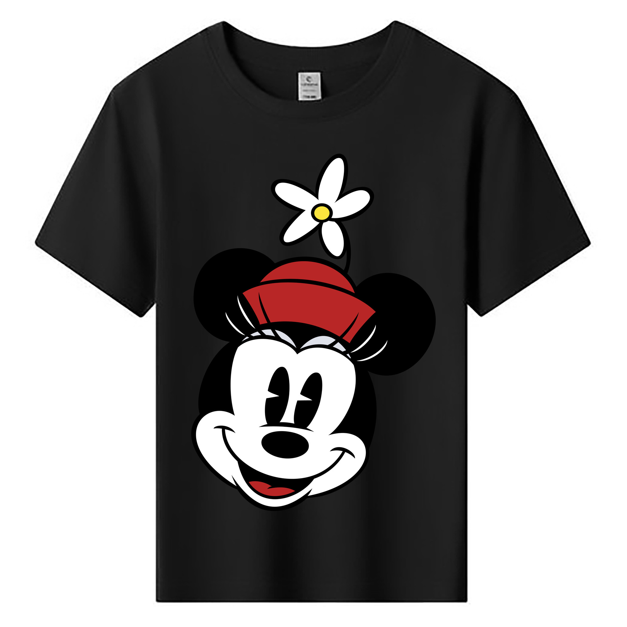 ミッキーマウス Mickey Mouse 綿100％キッズTシャツ（フロントプリント）