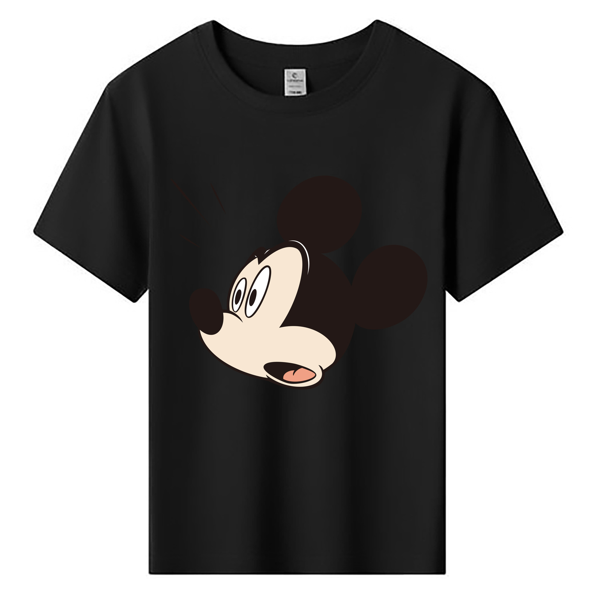 ミッキーマウス Mickey Mouse 綿100％キッズTシャツ（フロントプリント）