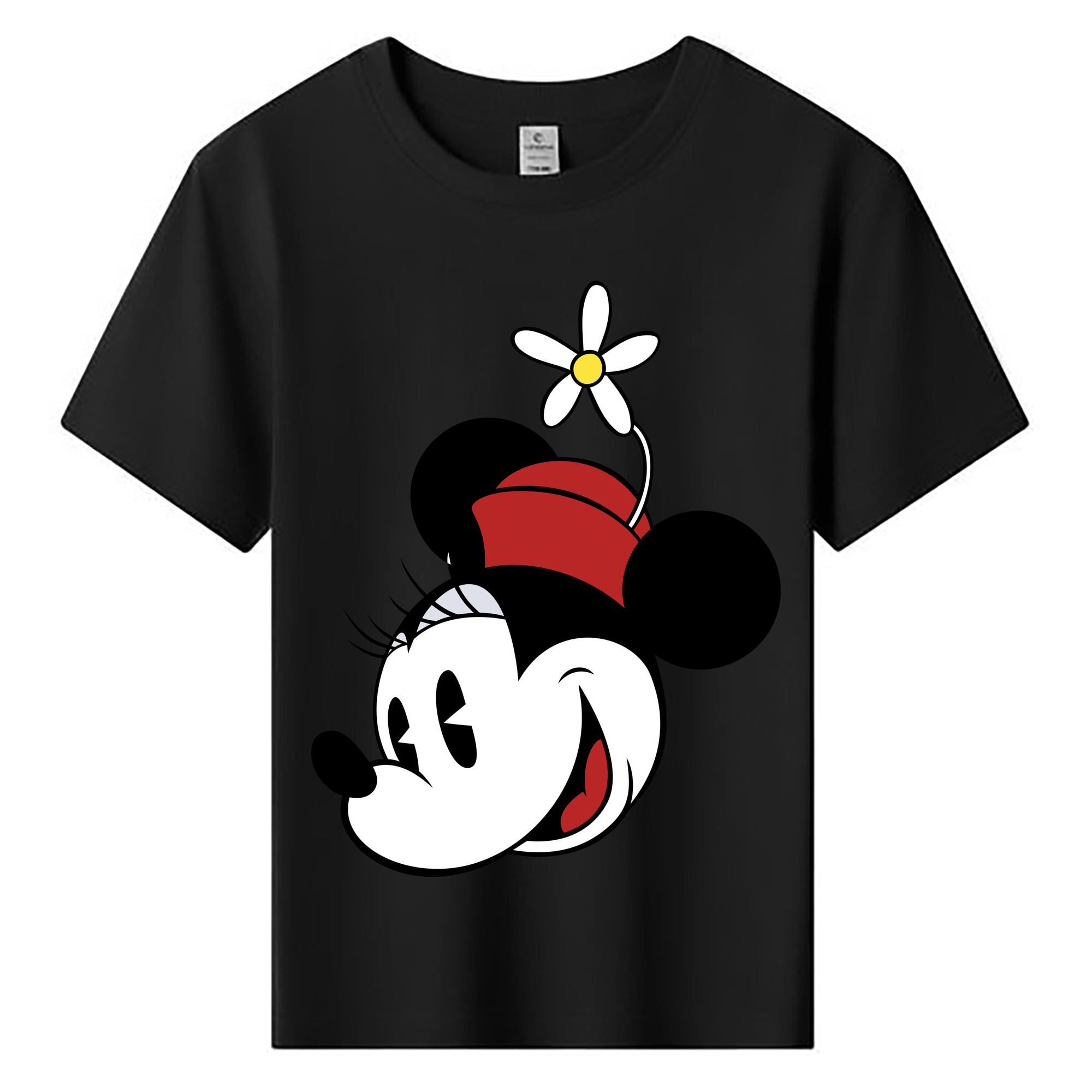 ミッキーマウス Mickey Mouse 綿100％キッズTシャツ（フロントプリント）