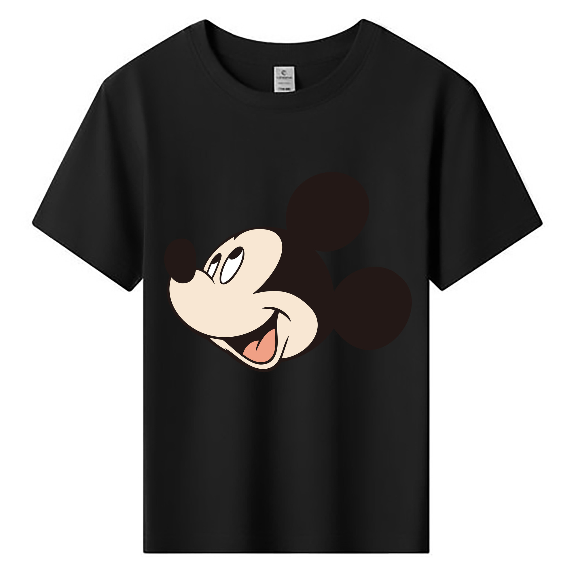 ミッキーマウス Mickey Mouse 綿100％キッズTシャツ（フロントプリント）