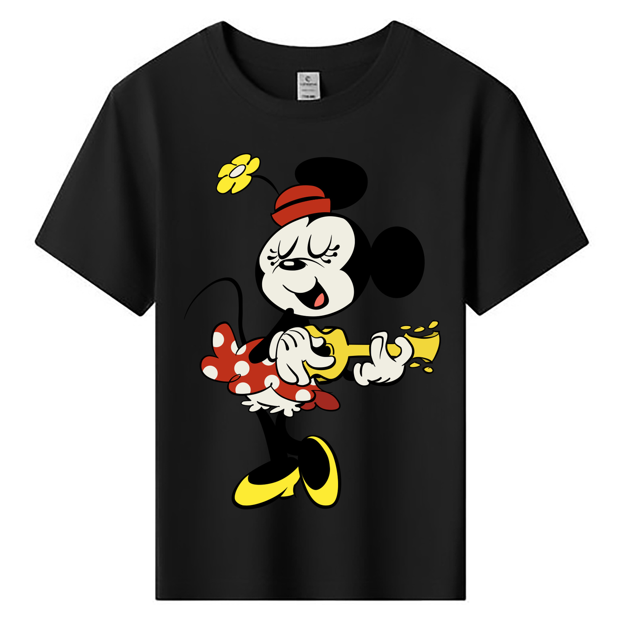 ミッキーマウス Mickey Mouse 綿100％キッズTシャツ（フロントプリント）