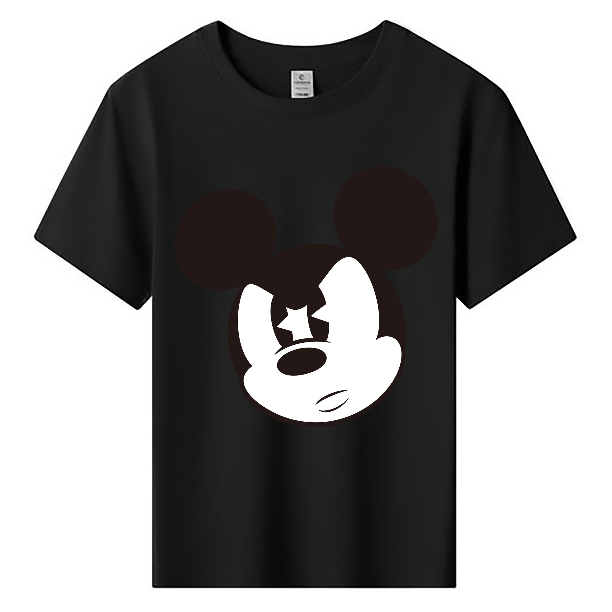 ミッキーマウス Mickey Mouse 綿100％キッズTシャツ（フロントプリント）