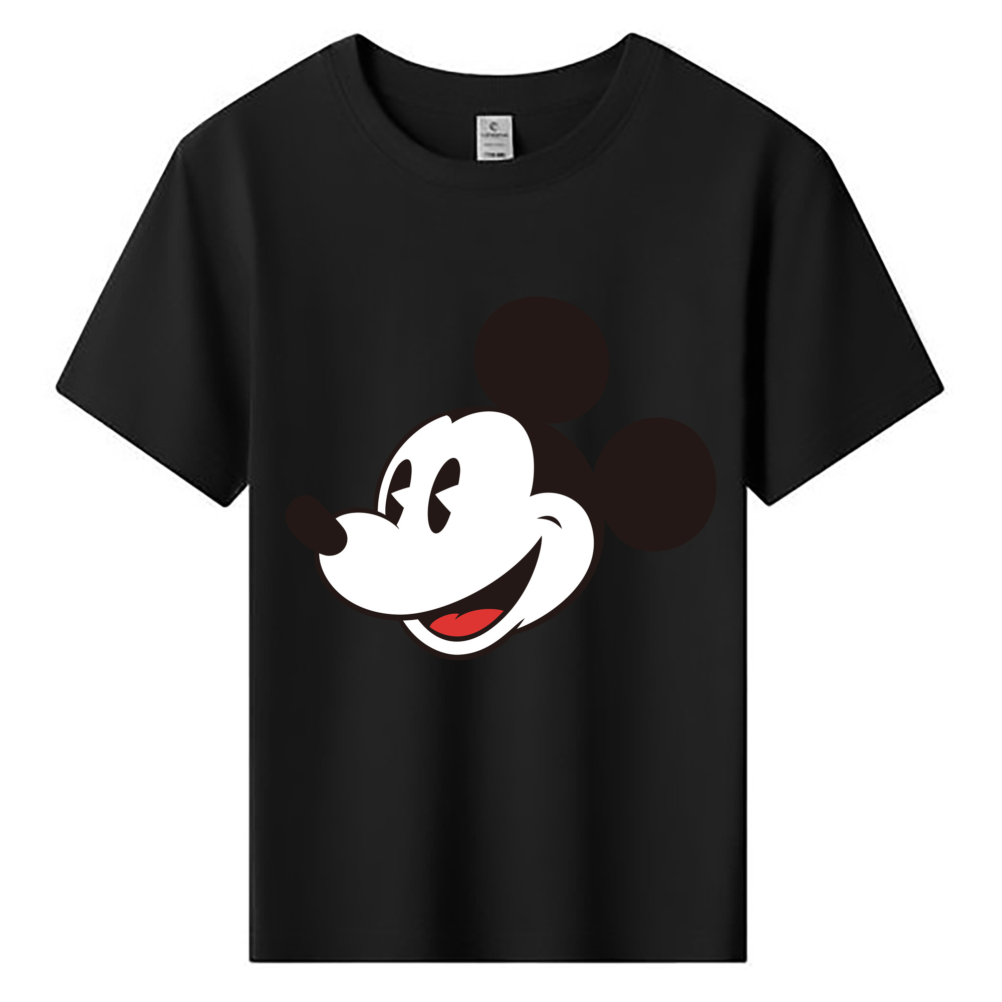 ミッキーマウス Mickey Mouse 綿100％キッズTシャツ（フロントプリント）