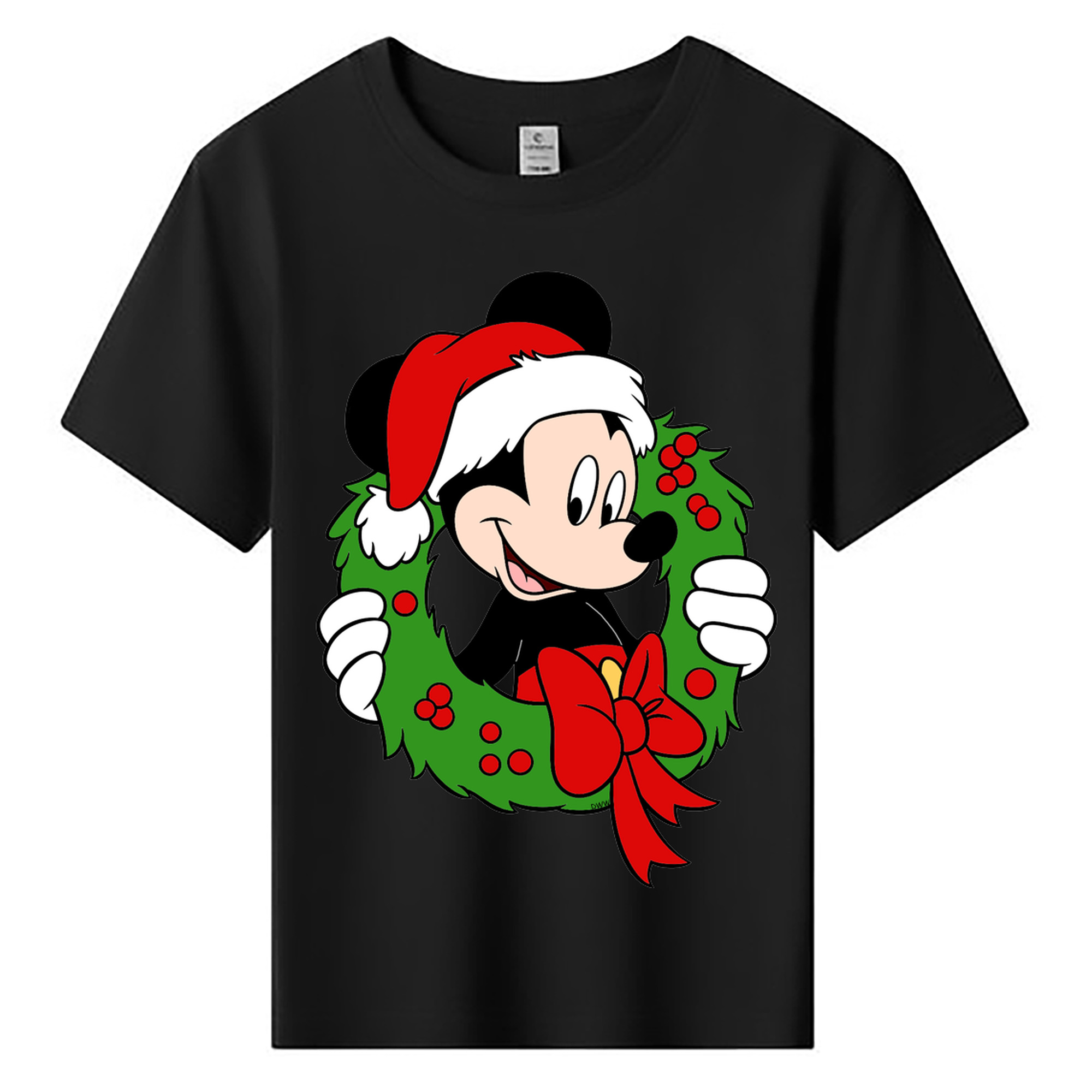 ミッキーマウス Mickey Mouse 綿100％キッズTシャツ（フロントプリント）