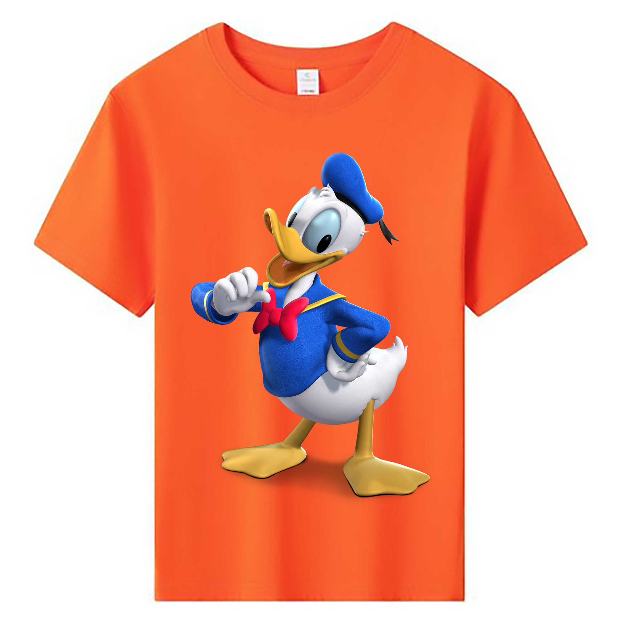 ミッキーマウス Mickey Mouse 綿100％キッズTシャツ（フロントプリント）