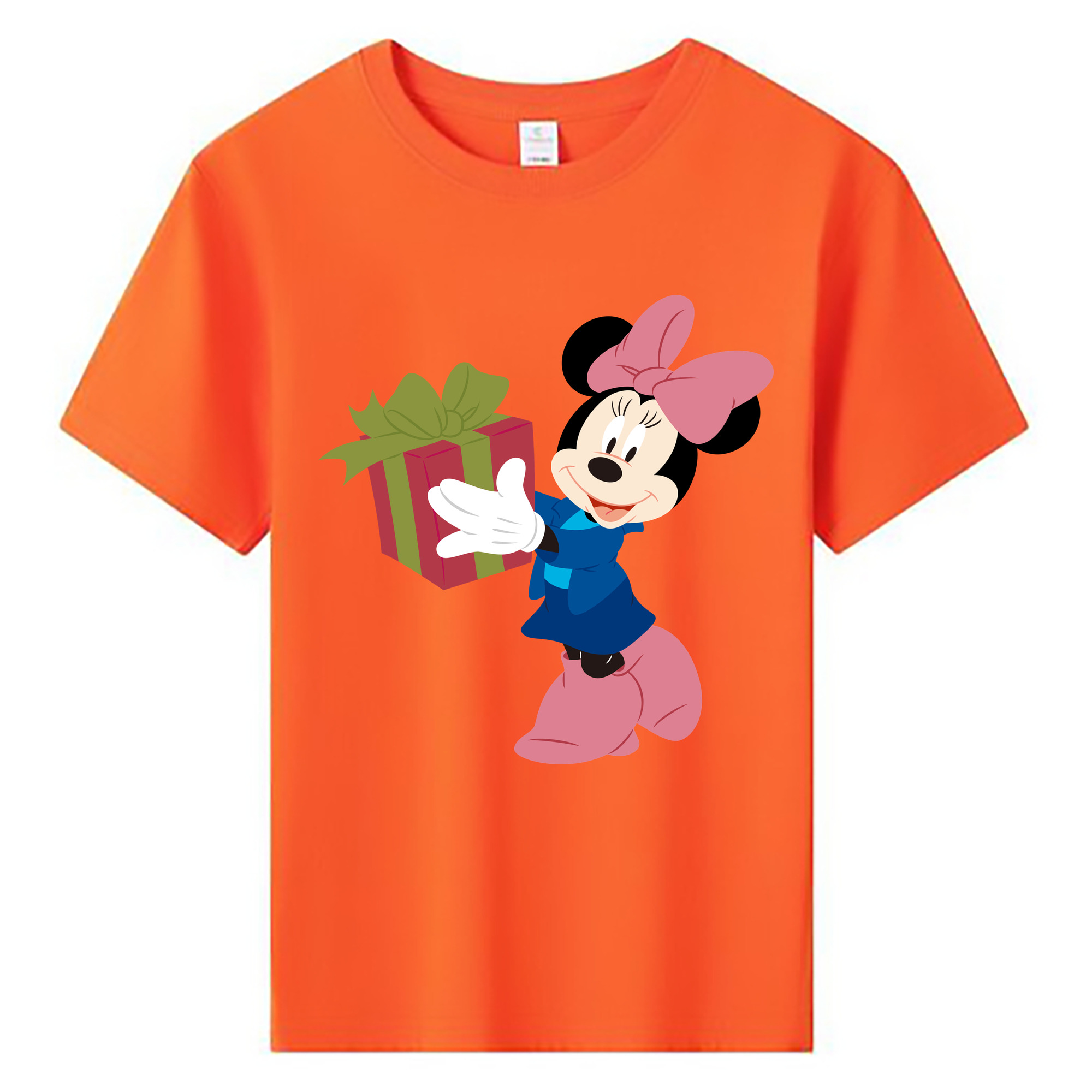 ミッキーマウス Mickey Mouse 綿100％キッズTシャツ（フロントプリント）