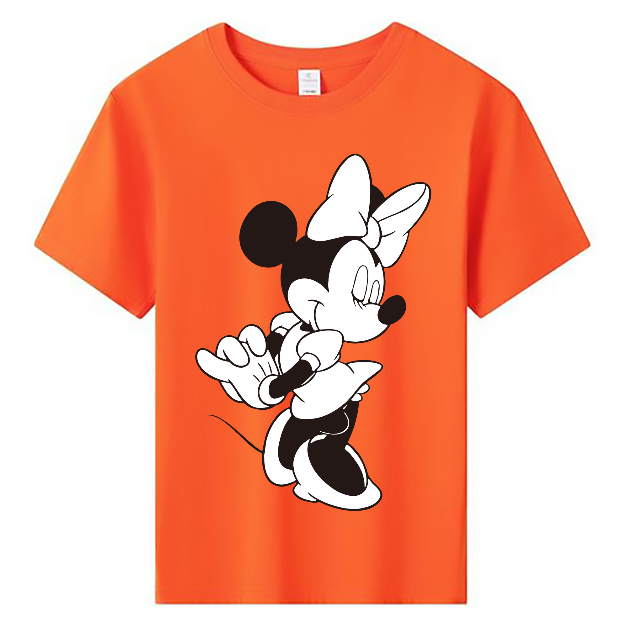 ミッキーマウス Mickey Mouse 綿100％キッズTシャツ（フロントプリント）