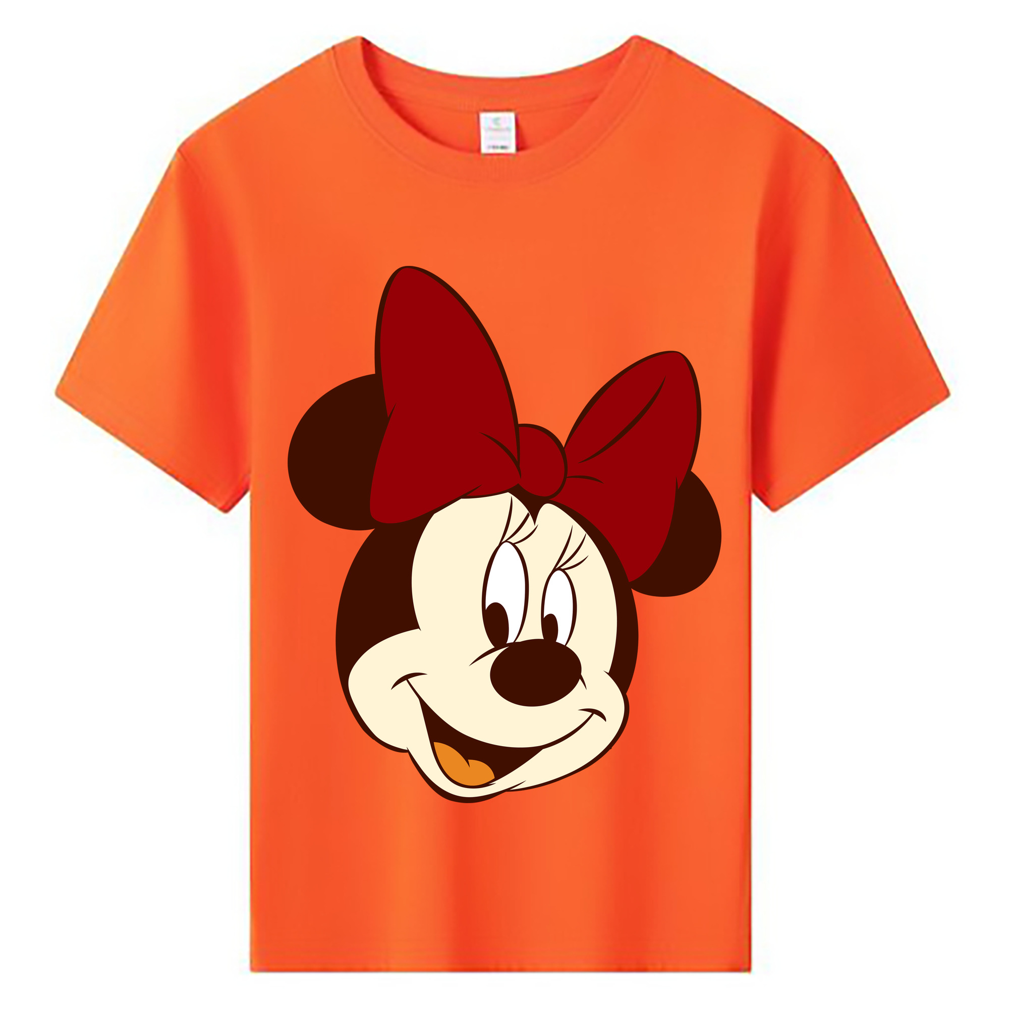 ミッキーマウス Mickey Mouse 綿100％キッズTシャツ（フロントプリント）