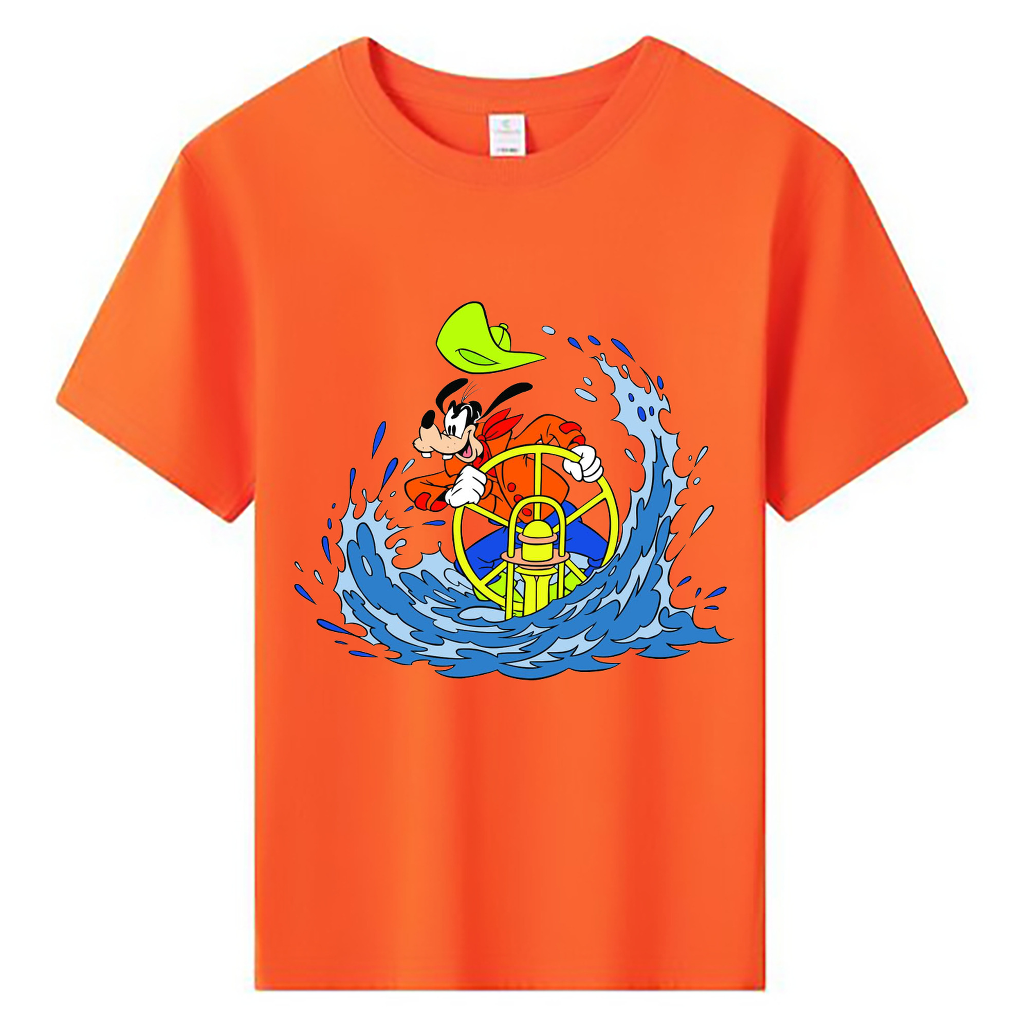 ミッキーマウス Mickey Mouse 綿100％キッズTシャツ（フロントプリント）