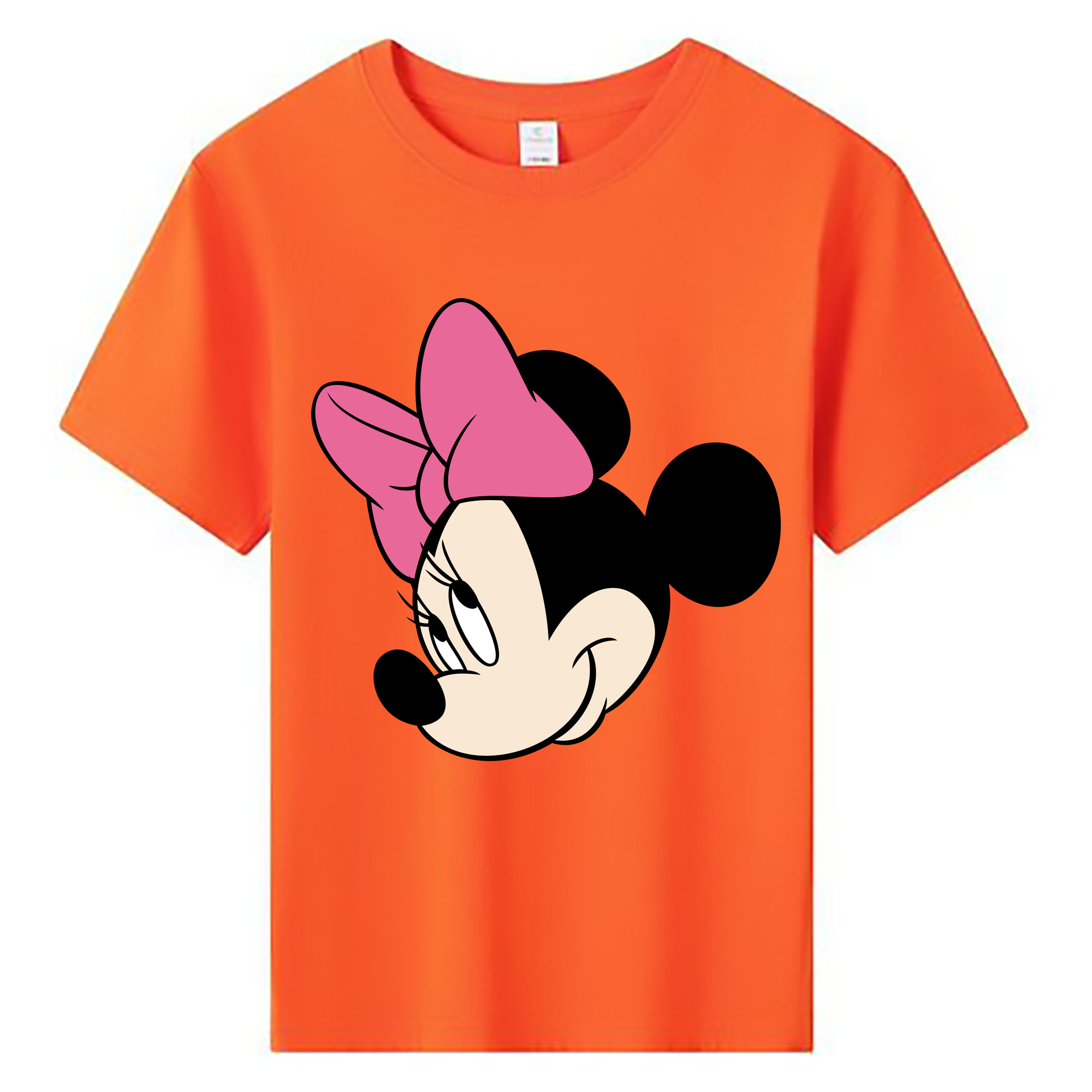 ミッキーマウス Mickey Mouse 綿100％キッズTシャツ（フロントプリント）