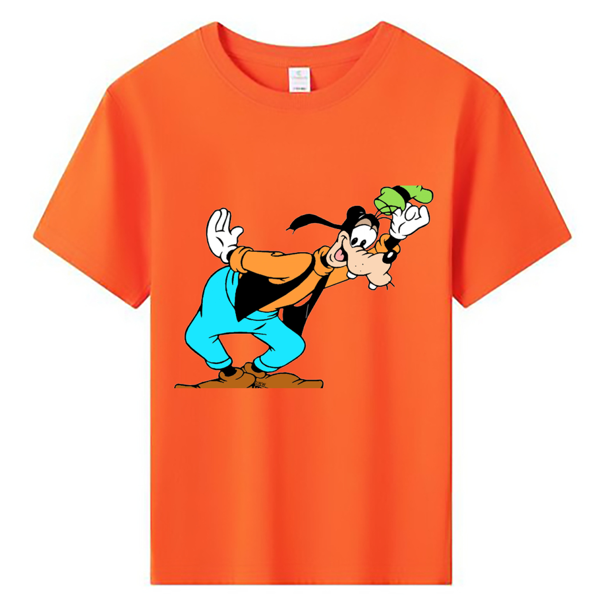 ミッキーマウス Mickey Mouse 綿100％キッズTシャツ（フロントプリント）