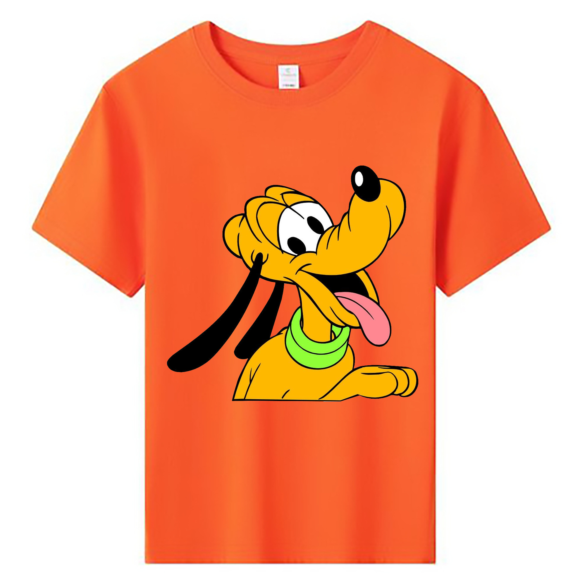 ミッキーマウス Mickey Mouse 綿100％キッズTシャツ（フロントプリント）