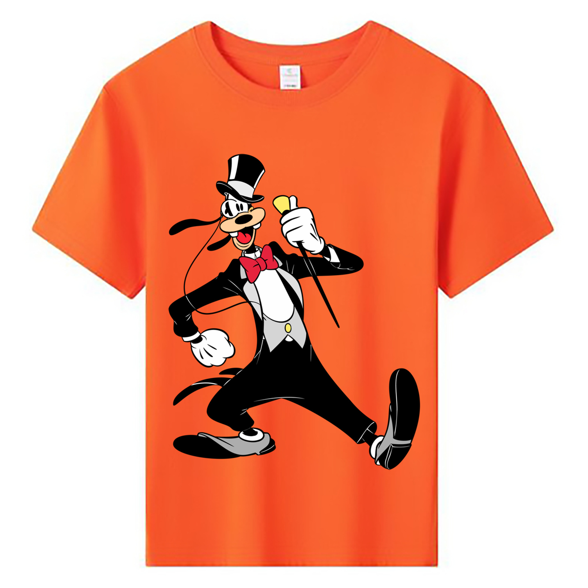 ミッキーマウス Mickey Mouse 綿100％キッズTシャツ（フロントプリント）