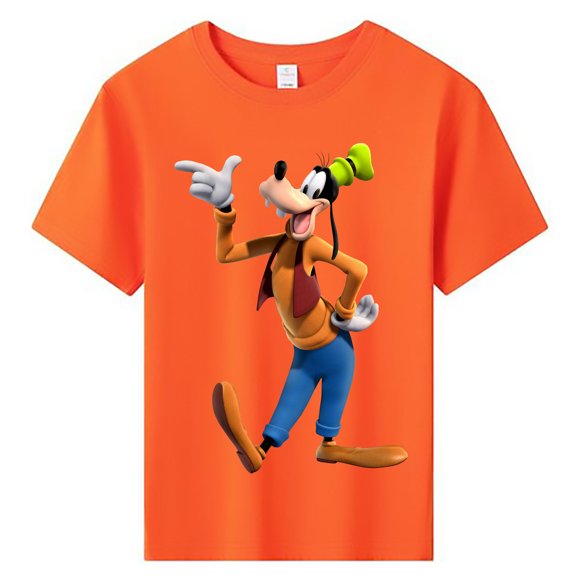 ミッキーマウス Mickey Mouse 綿100％キッズTシャツ（フロントプリント）