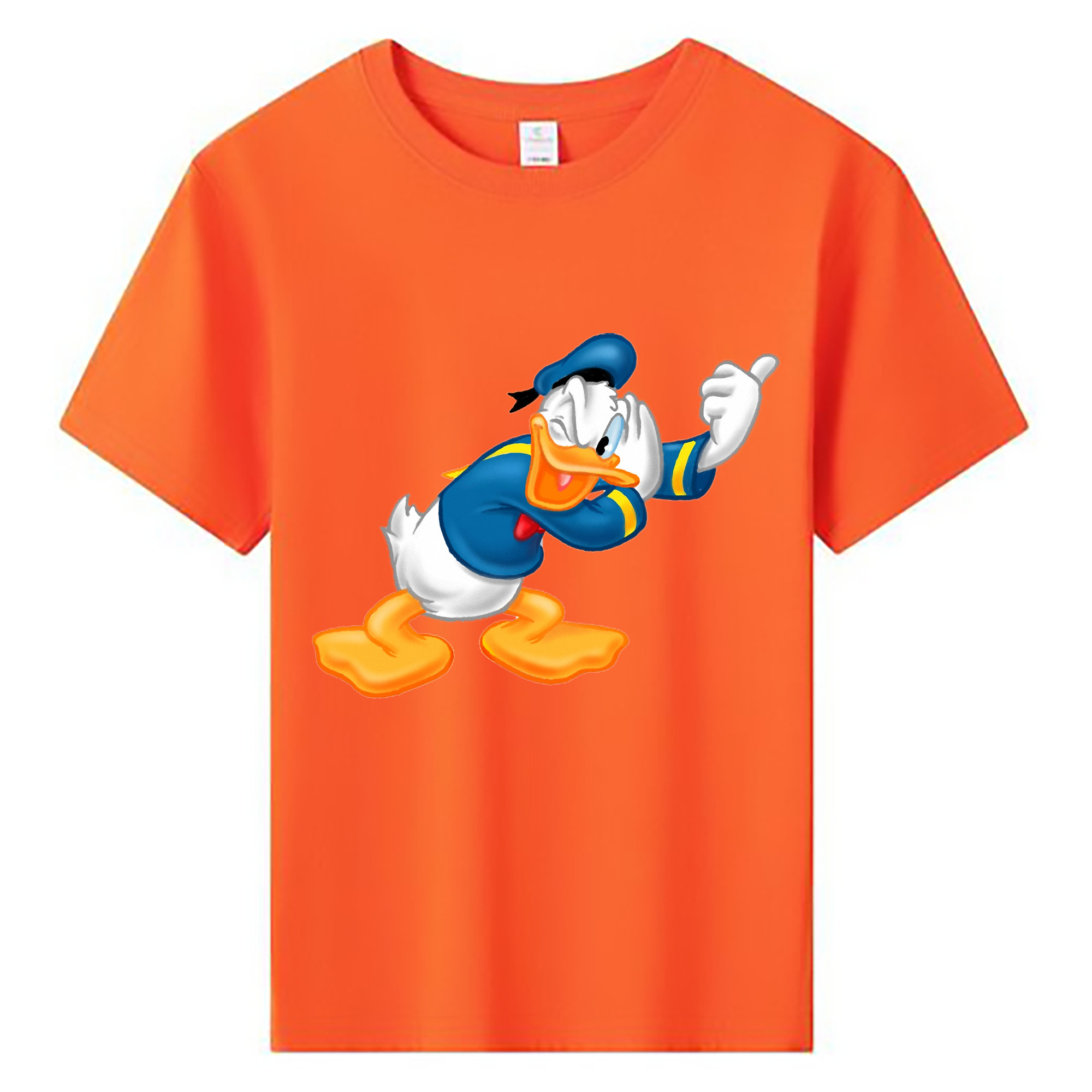 （画像用） ミッキーマウス Mickey Mouse 綿100％キッズTシャツ（フロントプリント）