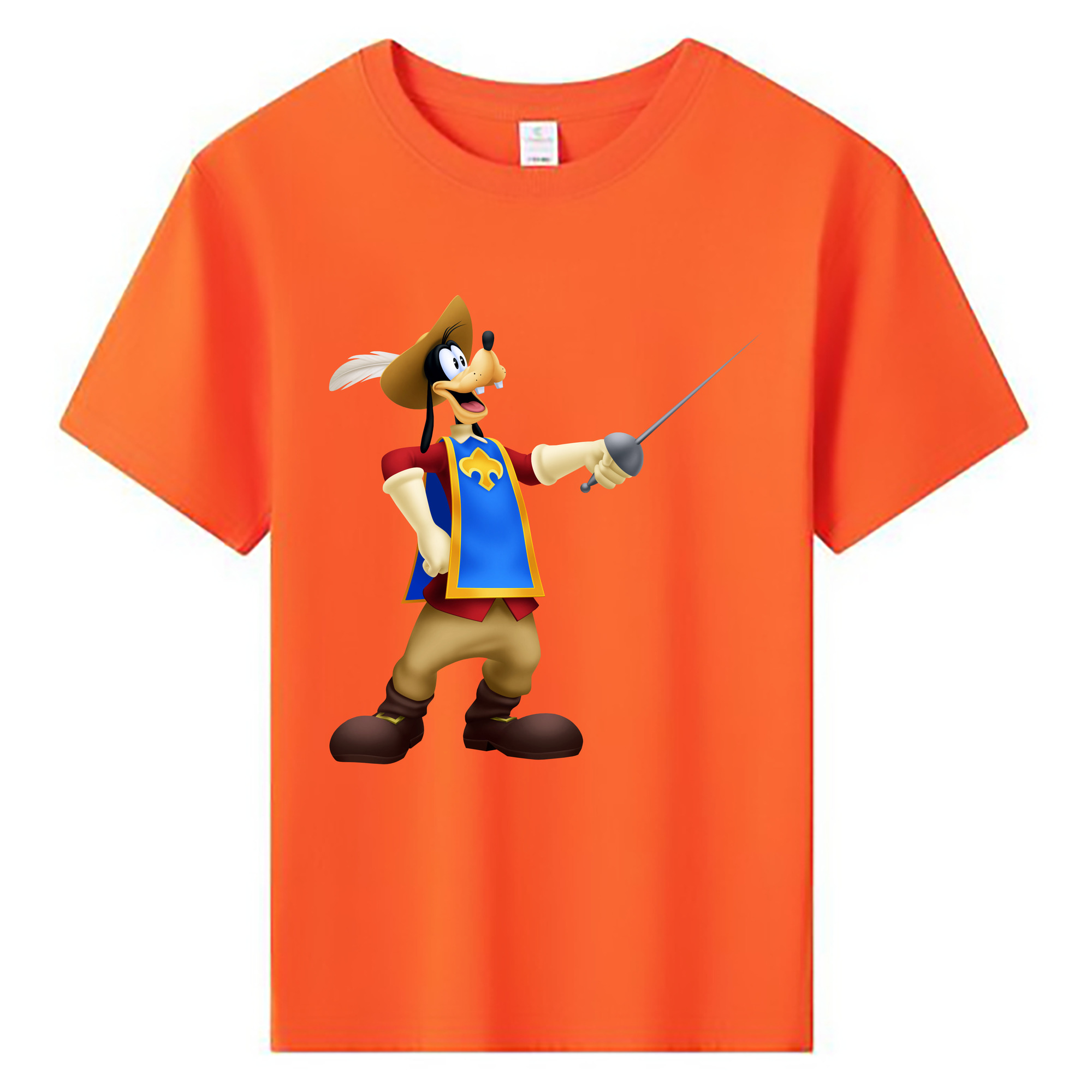 ミッキーマウス Mickey Mouse 綿100％キッズTシャツ（フロントプリント）