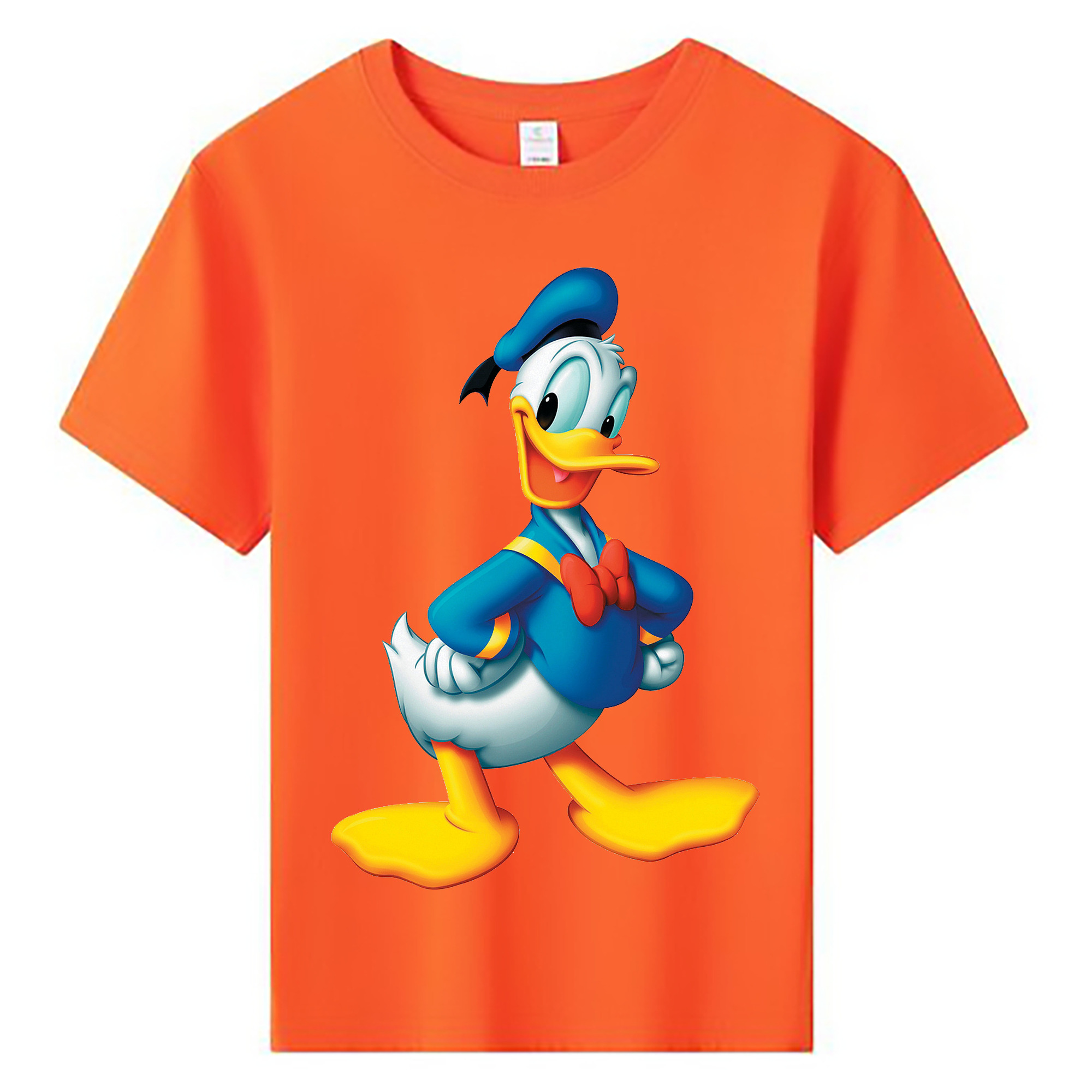 （画像用） ミッキーマウス Mickey Mouse 綿100％キッズTシャツ（フロントプリント）