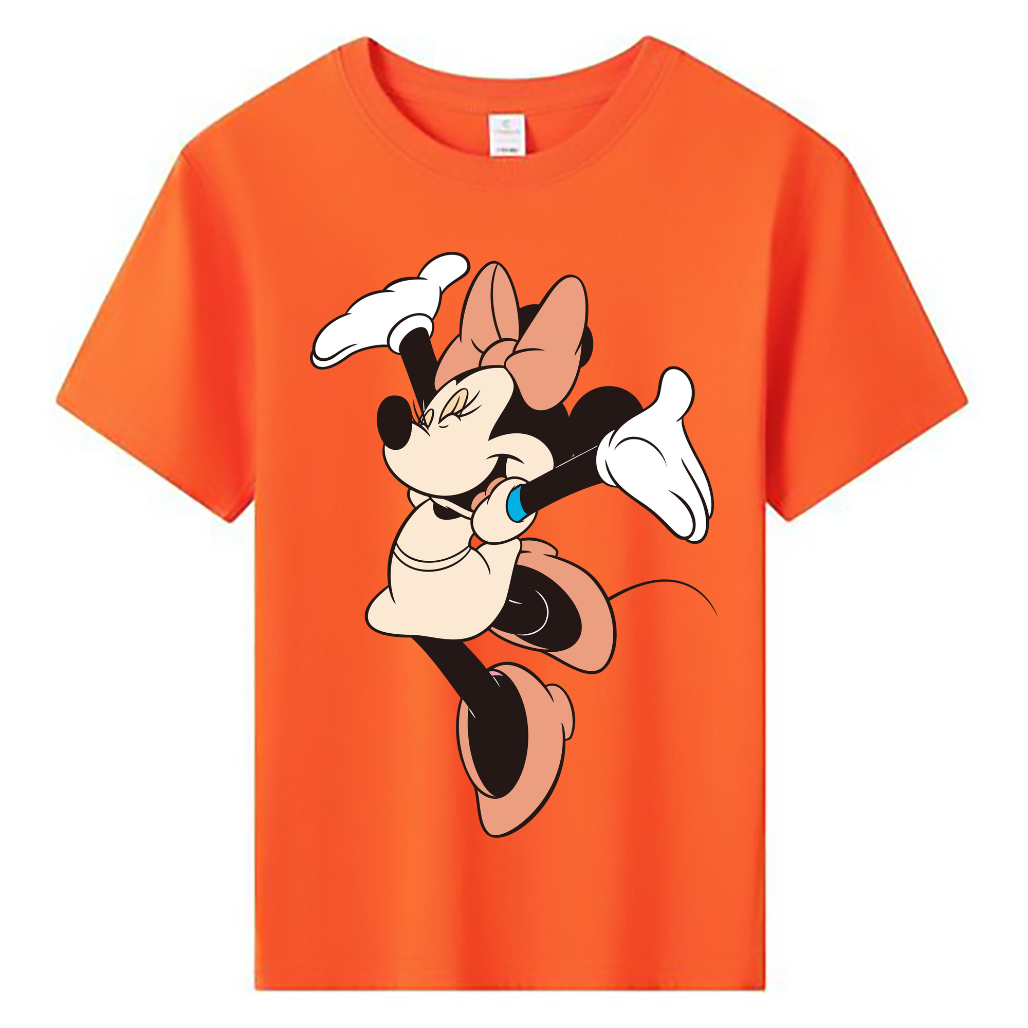 ミッキーマウス Mickey Mouse 綿100％キッズTシャツ（フロントプリント）