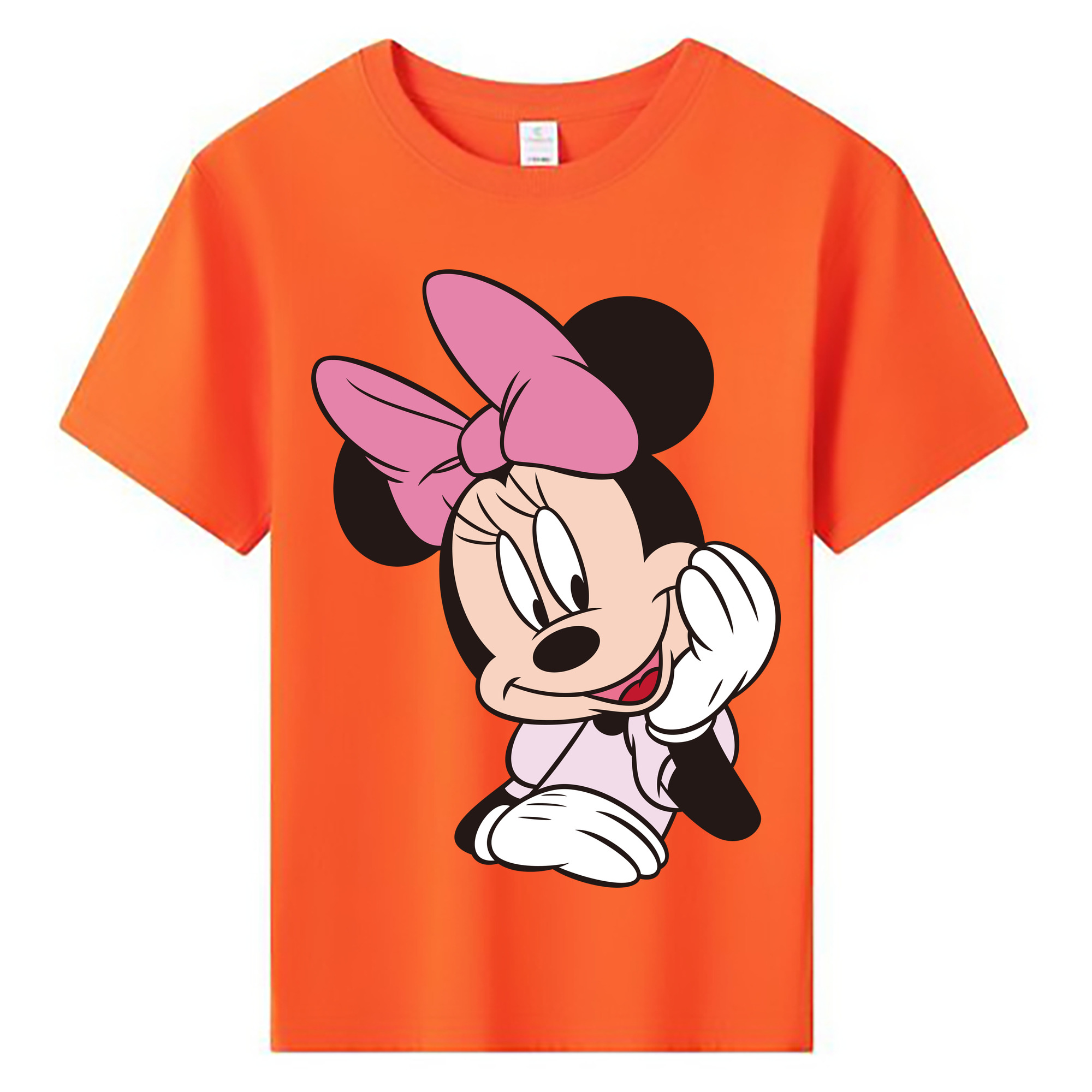 ミッキーマウス Mickey Mouse 綿100％キッズTシャツ（フロントプリント）