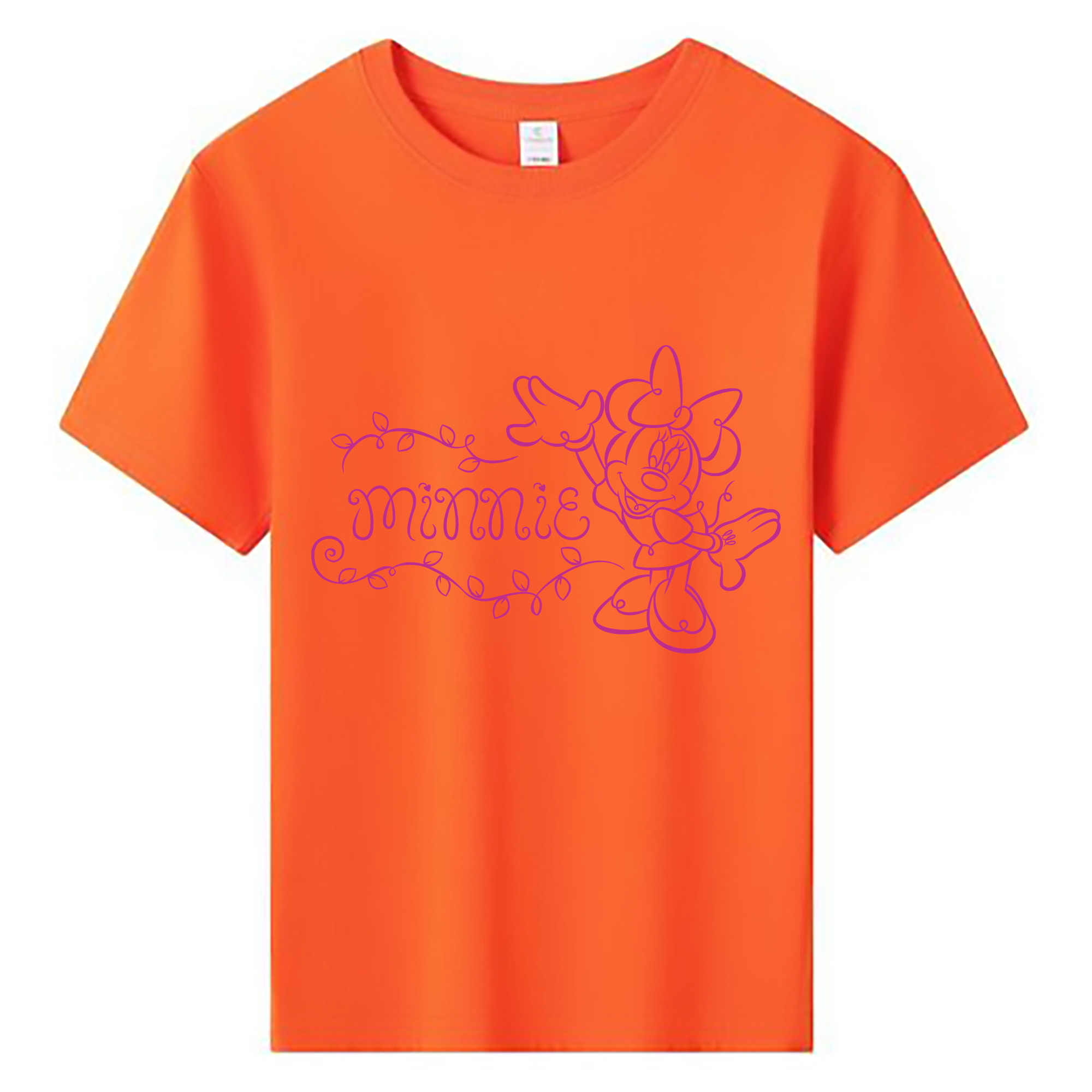 ミッキーマウス Mickey Mouse 綿100％キッズTシャツ（フロントプリント）