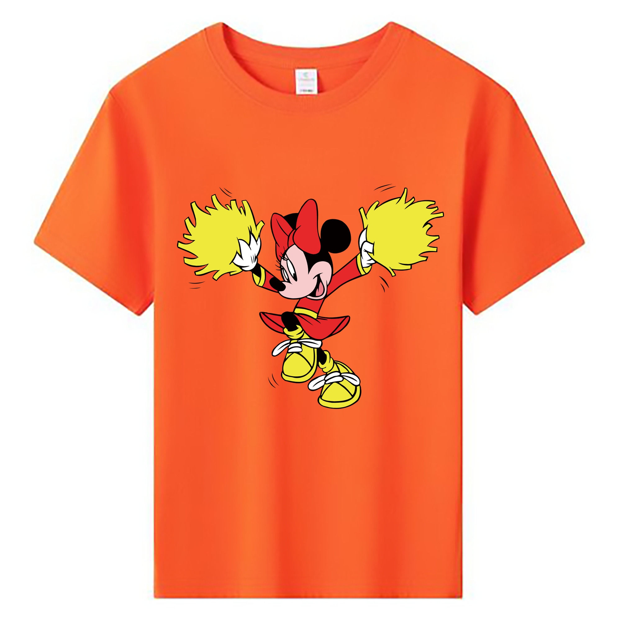 ミッキーマウス Mickey Mouse 綿100％キッズTシャツ（フロントプリント）