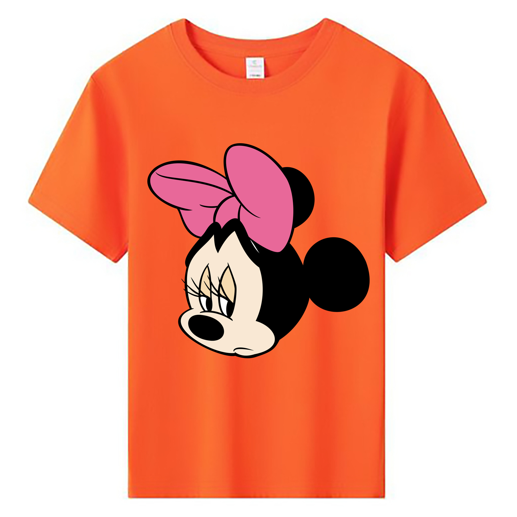 ミッキーマウス Mickey Mouse 綿100％キッズTシャツ（フロントプリント）